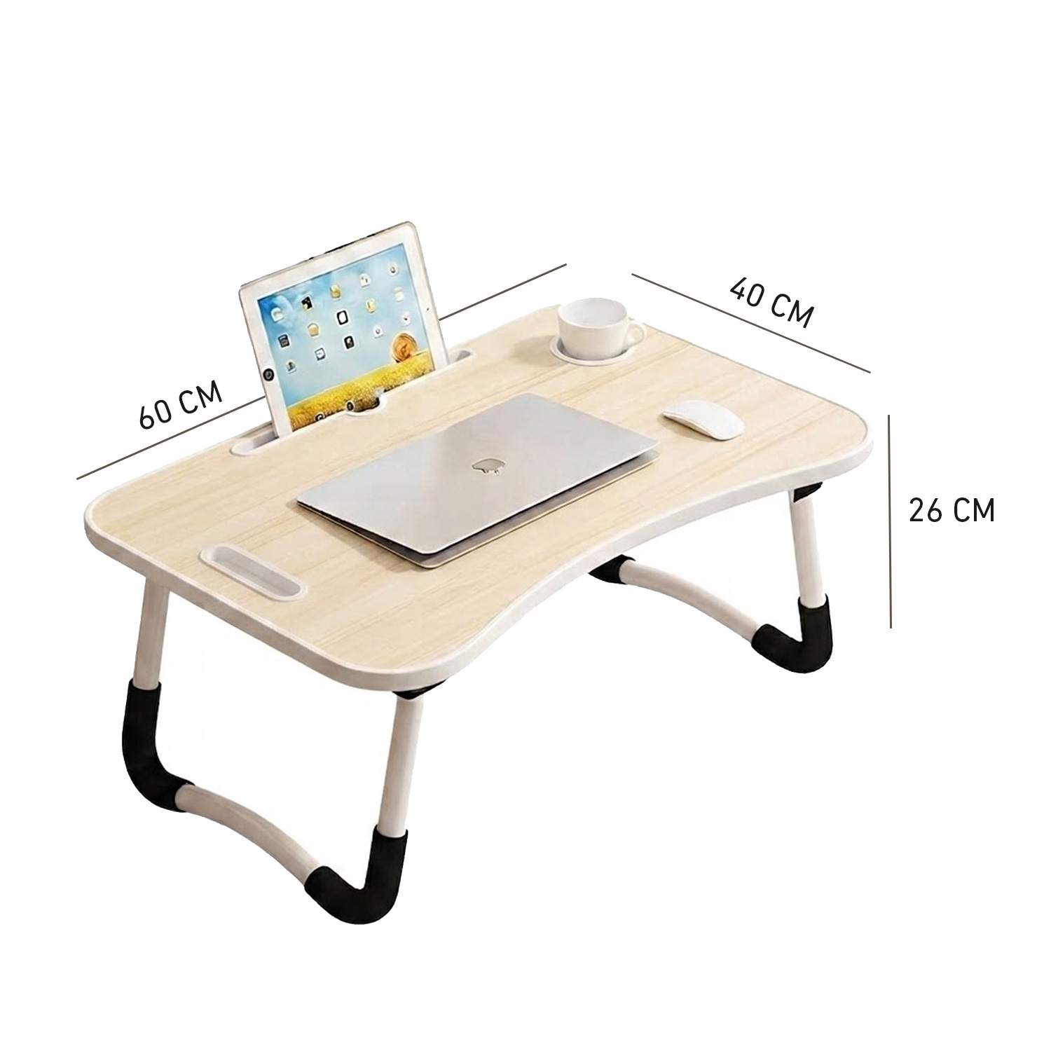 MESA PARA LAPTOP ESCRITORIO PORTÁTIL DK01 BEIGE - 6