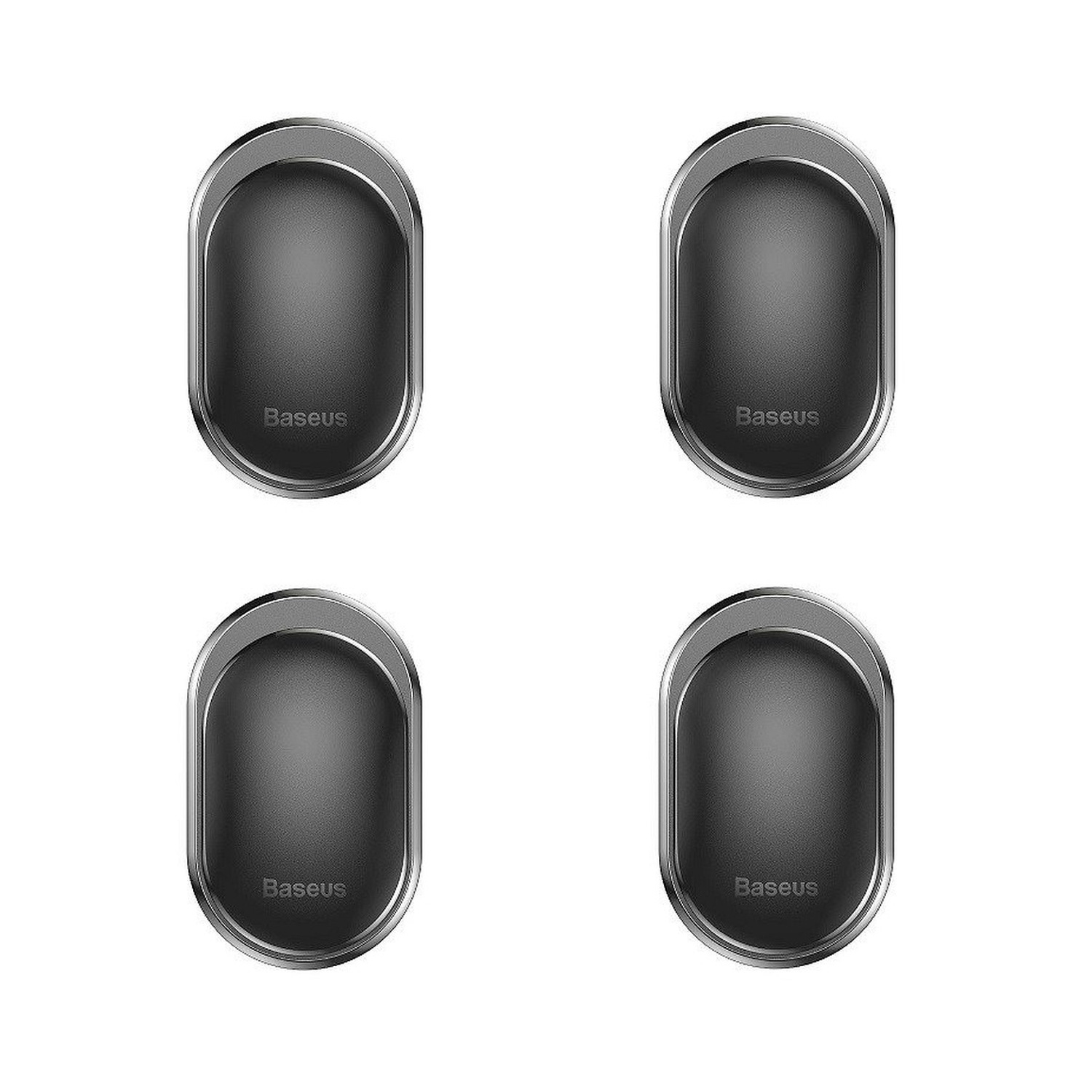 GANCHOS ADHESIVOS X4 SOPORTE MINI CLIP ORGANIZADOR PARA CARRO BASEUS ACGGBK-01 - 2
