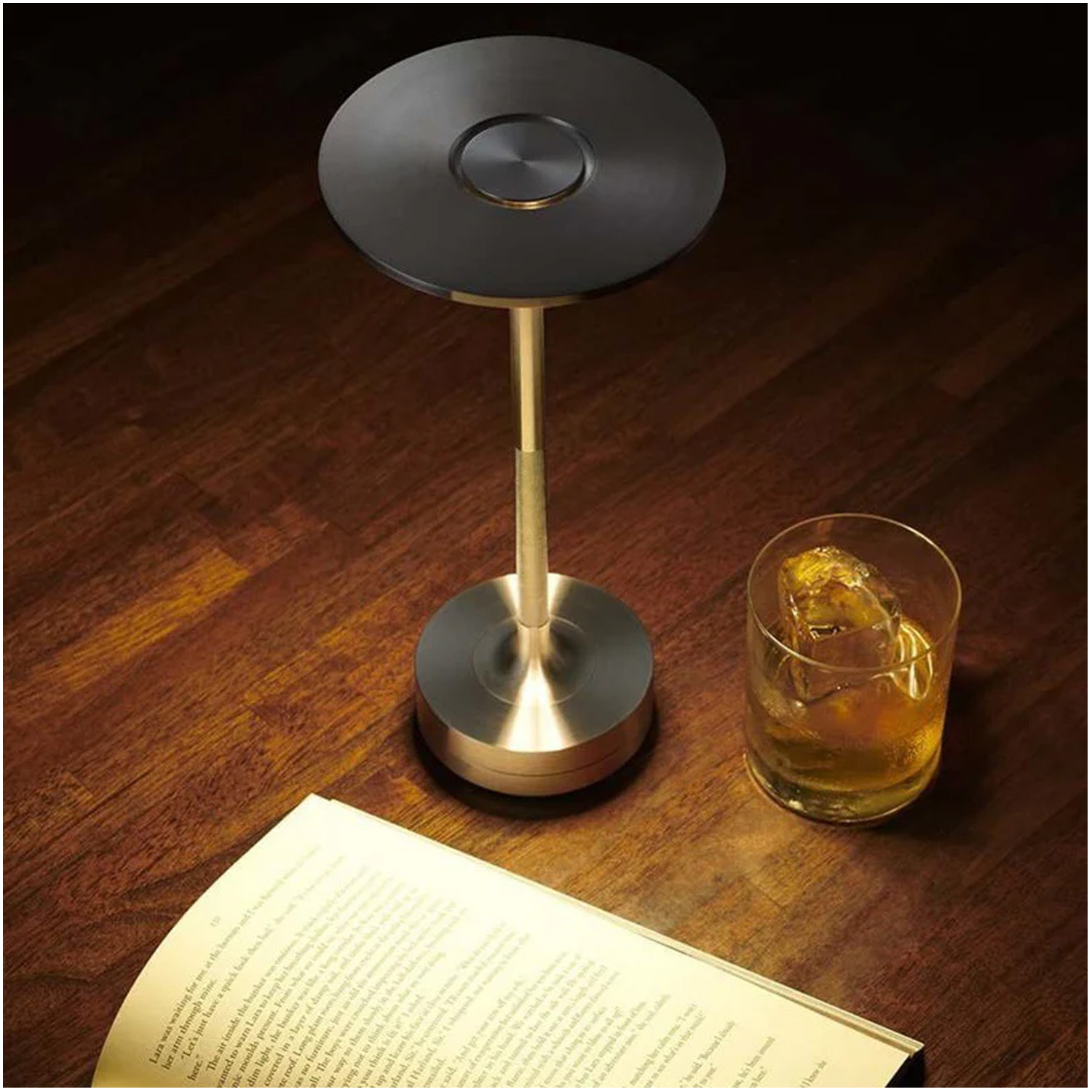LÁMPARA DE MESA LUZ LED REGULABLE INALÁMBRICA TÁCTIL LT01 SILVER - 8
