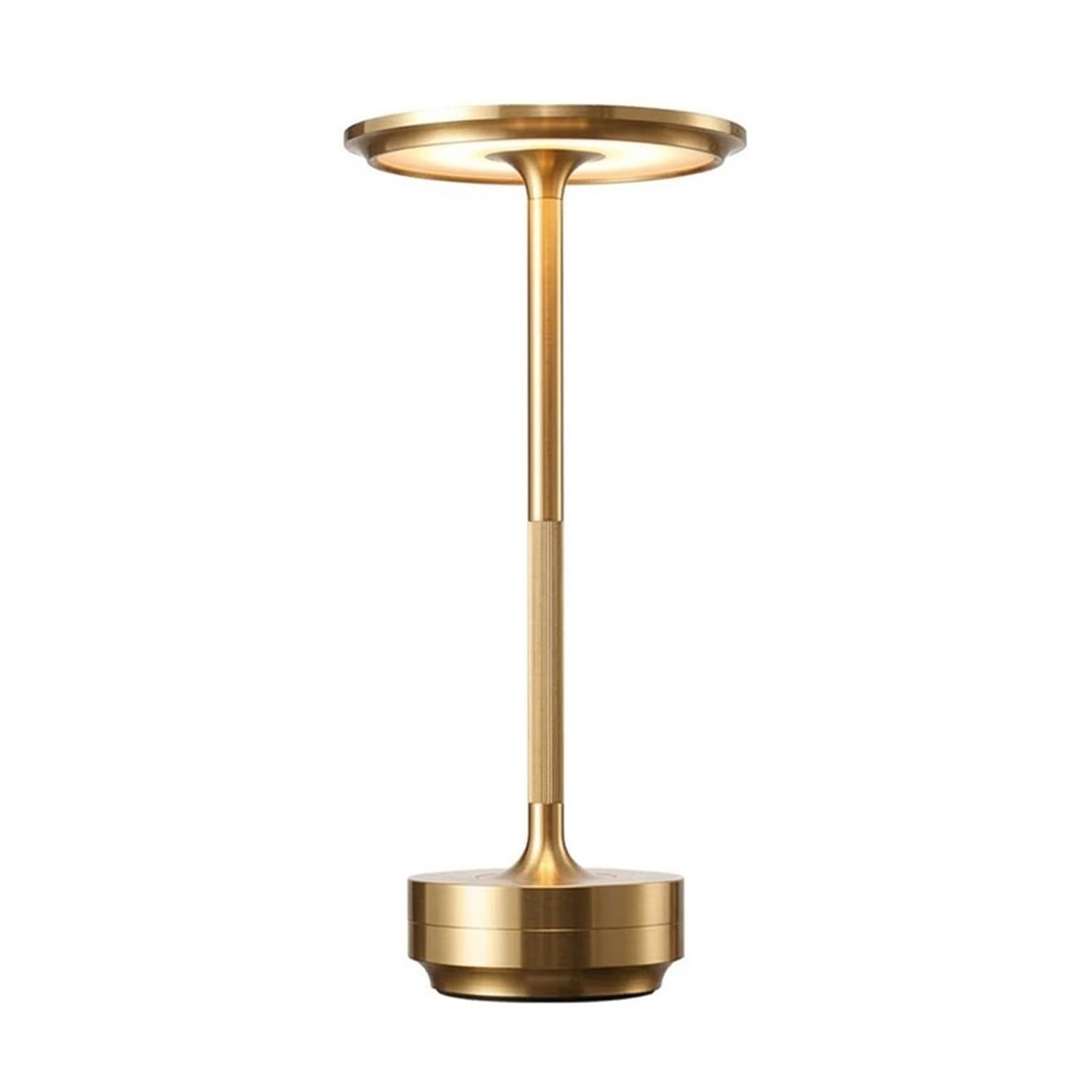 LÁMPARA DE MESA LUZ LED REGULABLE INALÁMBRICA TÁCTIL LT01 GOLDEN - 1