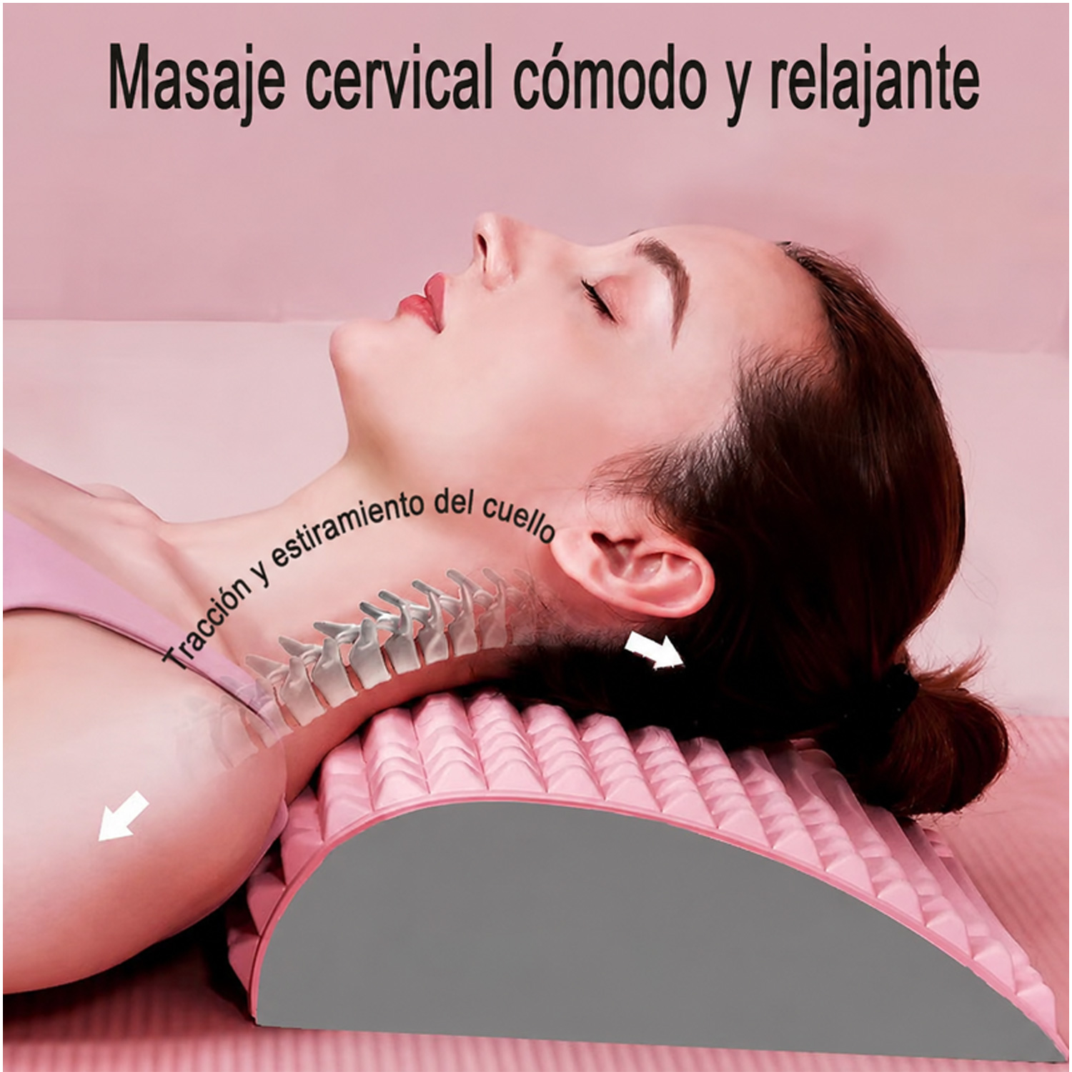 ALMOHADILLA DE ESTIRAMIENTO LUMBAR ESTIRAMIENTO YOGA BSP02 ROSA - 6
