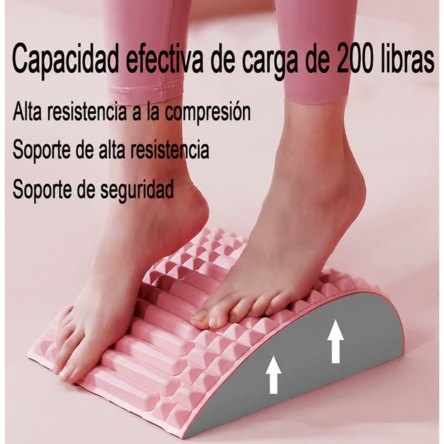 ALMOHADILLA DE ESTIRAMIENTO LUMBAR ESTIRAMIENTO YOGA BSP02 ROSA - 7