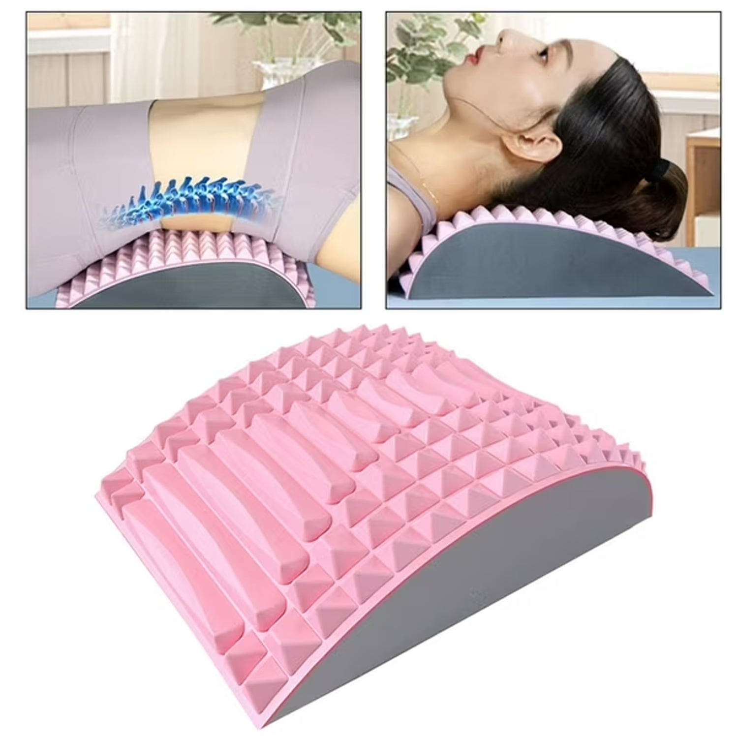 ALMOHADILLA DE ESTIRAMIENTO LUMBAR ESTIRAMIENTO YOGA BSP02 ROSA - 9