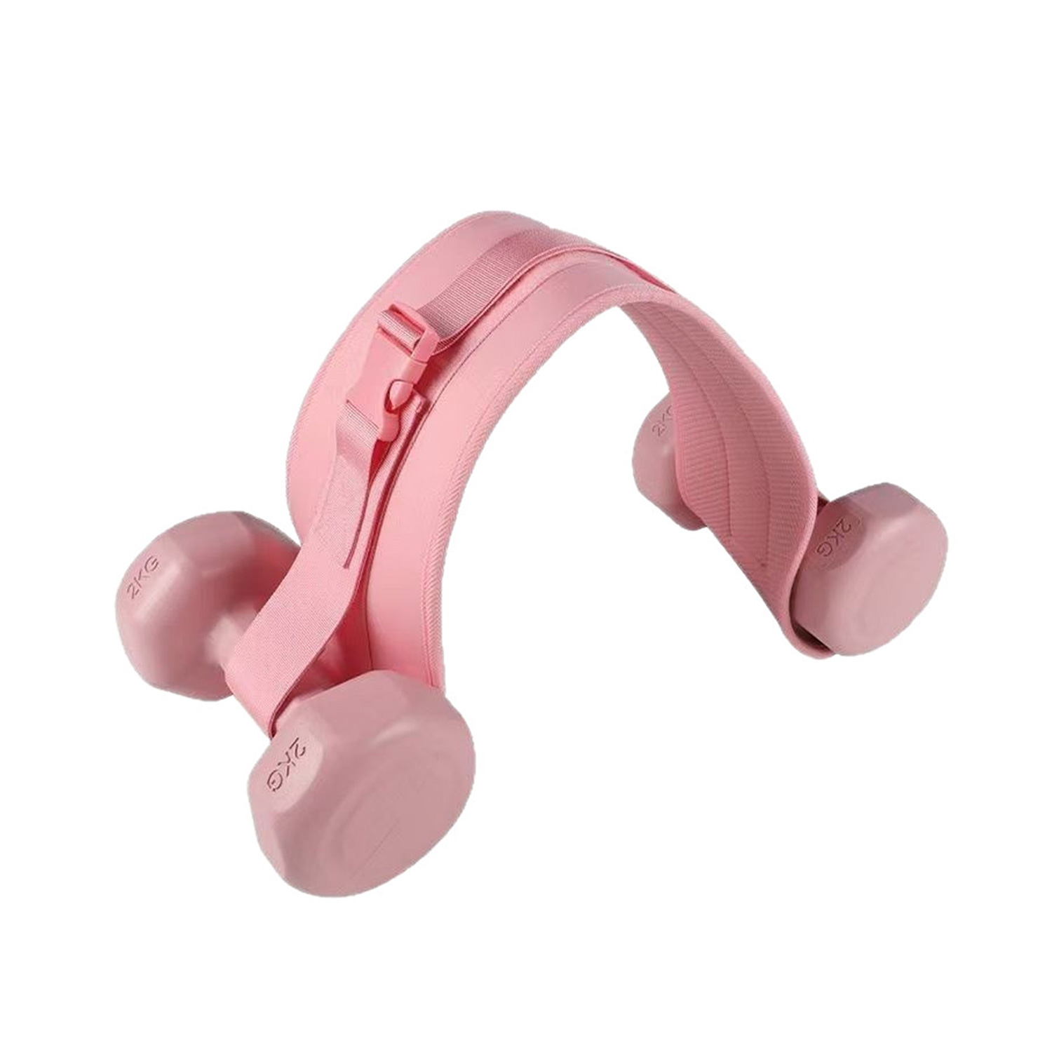 CINTURÓN DE EMPUJE DE CADERA PARA DEPORTE ENTRENADOR DE GLÚTEOS BSP01 ROSA - 2