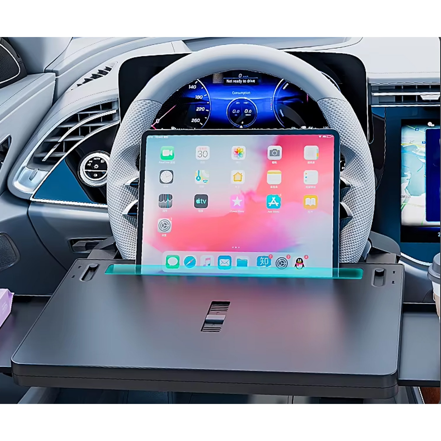 MESA SOPORTE PORTÁTIL PARA VOLANTE DE CARRO PARA LAPTOP Y ACCESORIOS A15 - 7