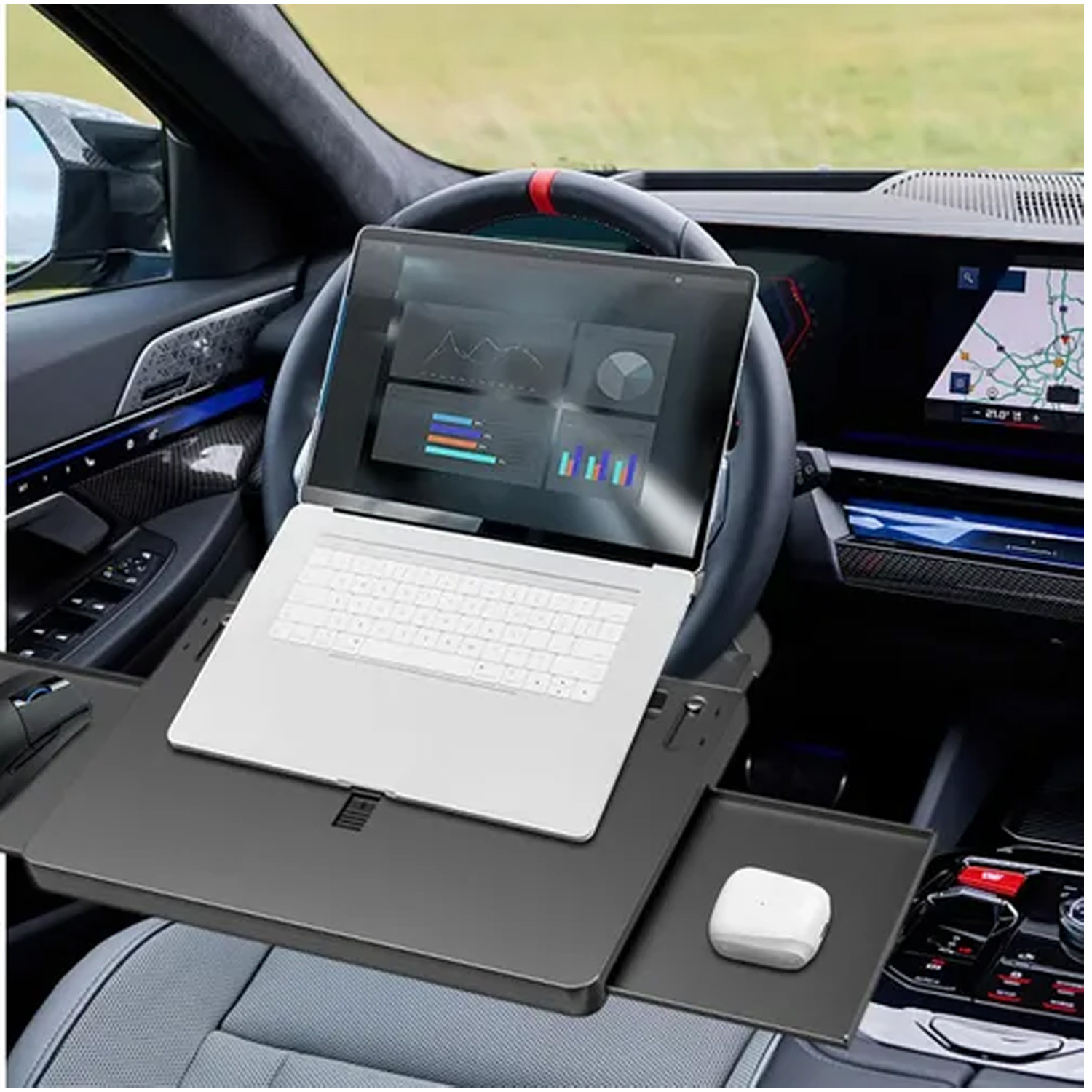 MESA SOPORTE PORTÁTIL PARA VOLANTE DE CARRO PARA LAPTOP Y ACCESORIOS A15 - 8