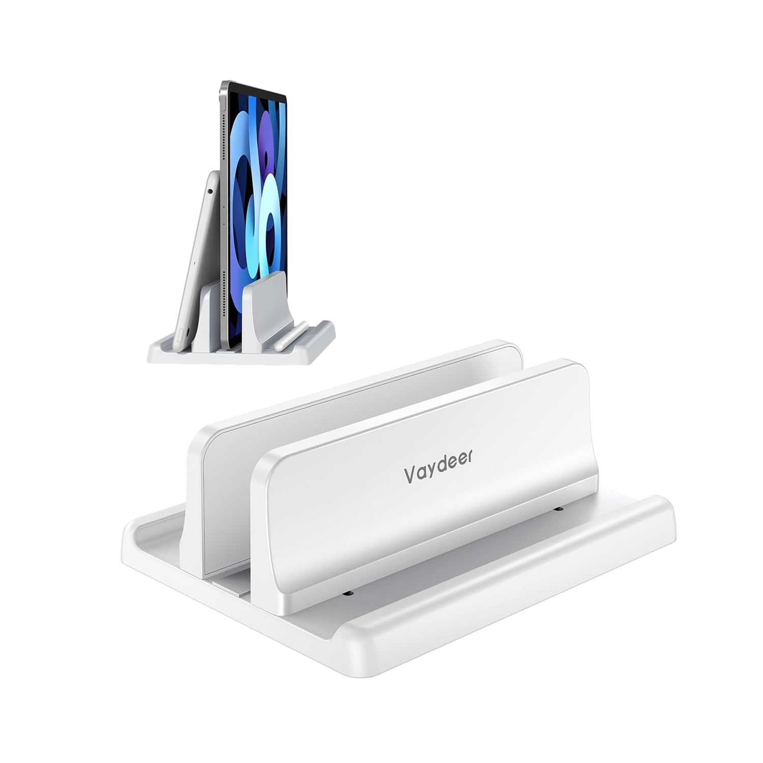 SOPORTE BASE VERTICAL DE ESCRITORIO PARA LAPTOP TABLET Y CELULAR AJUSTABLE VAYDEER SZ2S012 - 1