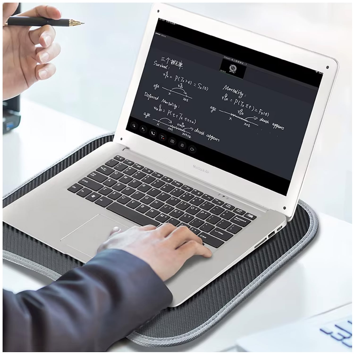 MESA ESCRITORIO DE ALMOHADILLA COJÍN PORTÁTIL PARA LAPTOP LV-12 - 2