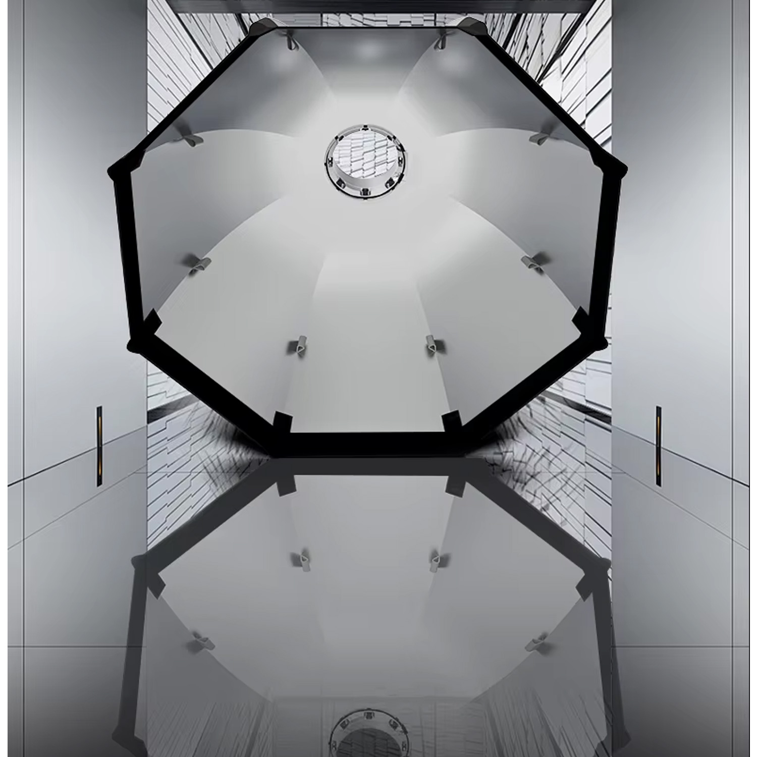 OCTOBOX TRIOPO 90CM DIFUSOR DE LUZ OCTAGONAL MONTURA BOWENS PARA FOTOGRAFÍA K3-90 - 6