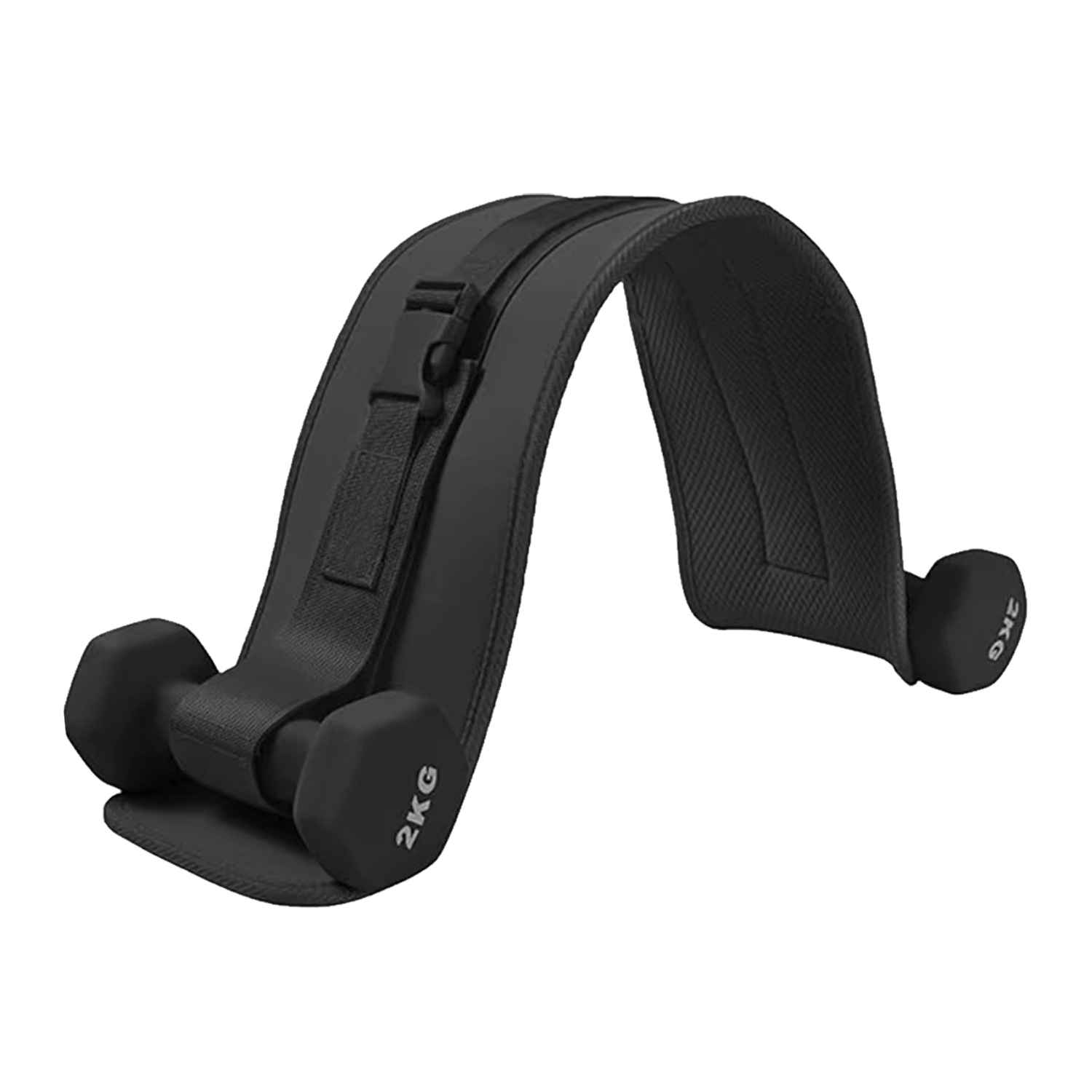 CINTURÓN DE EMPUJE DE CADERA PARA DEPORTE ENTRENADOR DE GLÚTEOS BSP01 NEGRO - 2