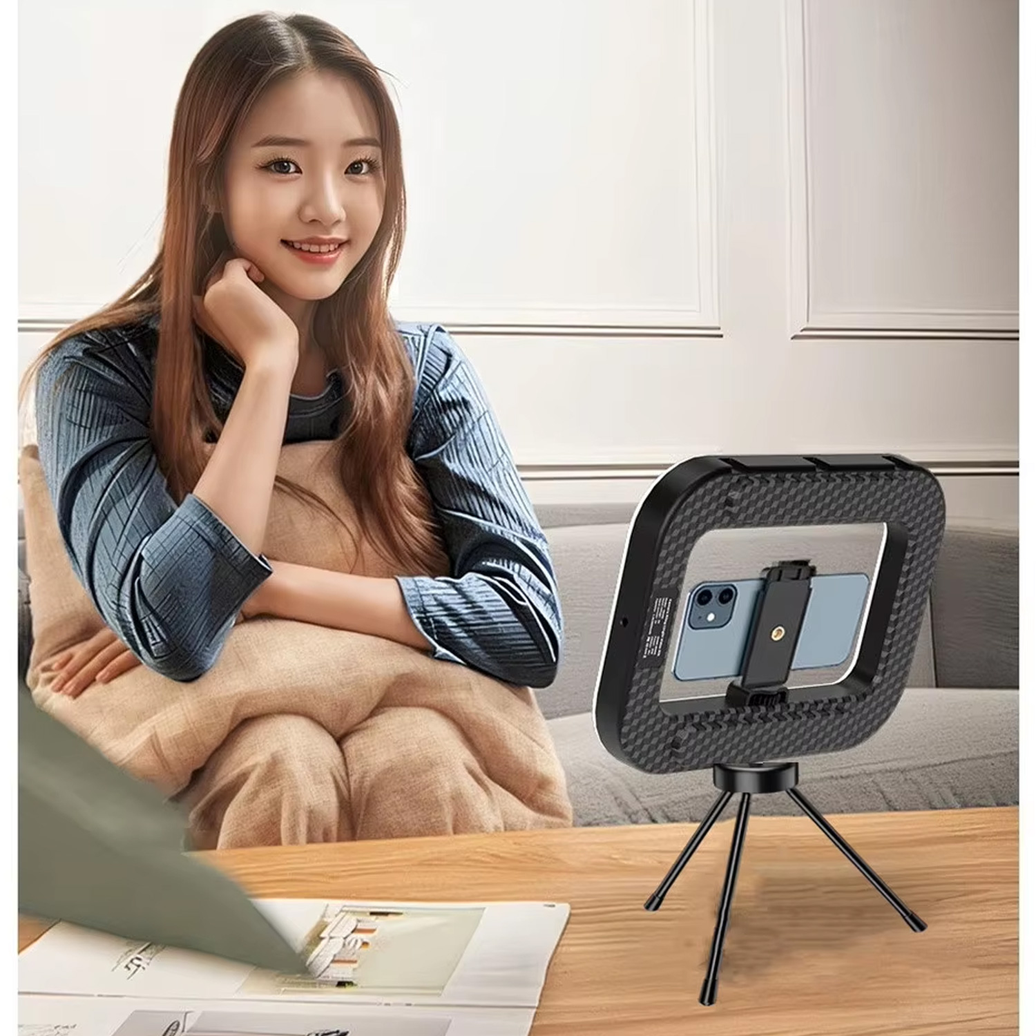 ARRO DE LUZ LED PORTÁTIL PARA CELULAR FOTOGRAFÍA UNIVERSAL YM200 - 5