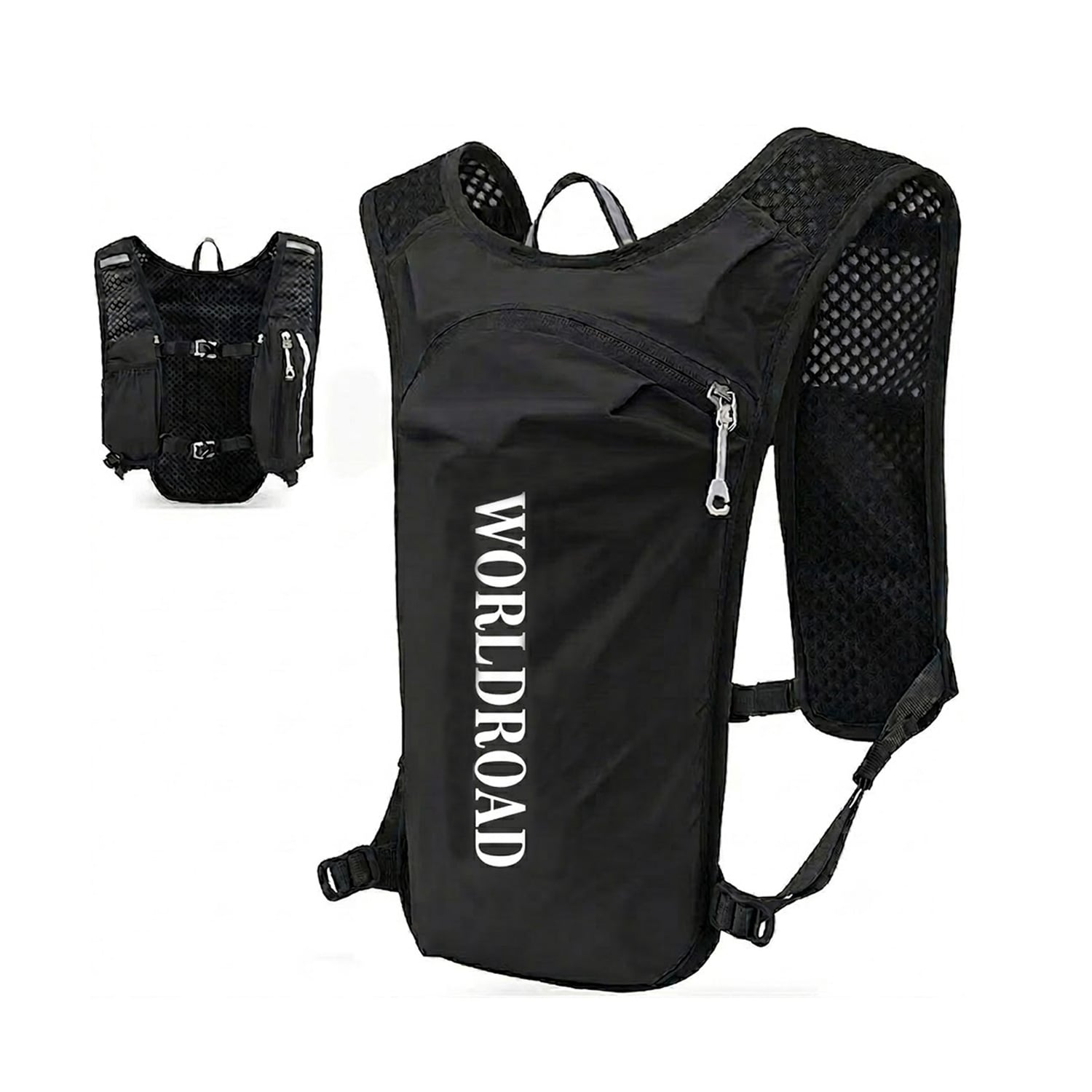 MOCHILA PARA BOLSA DE HIDRATACIÓN DE 1.5L CICLISMO RUNNING BP-50 NEGRO - 1