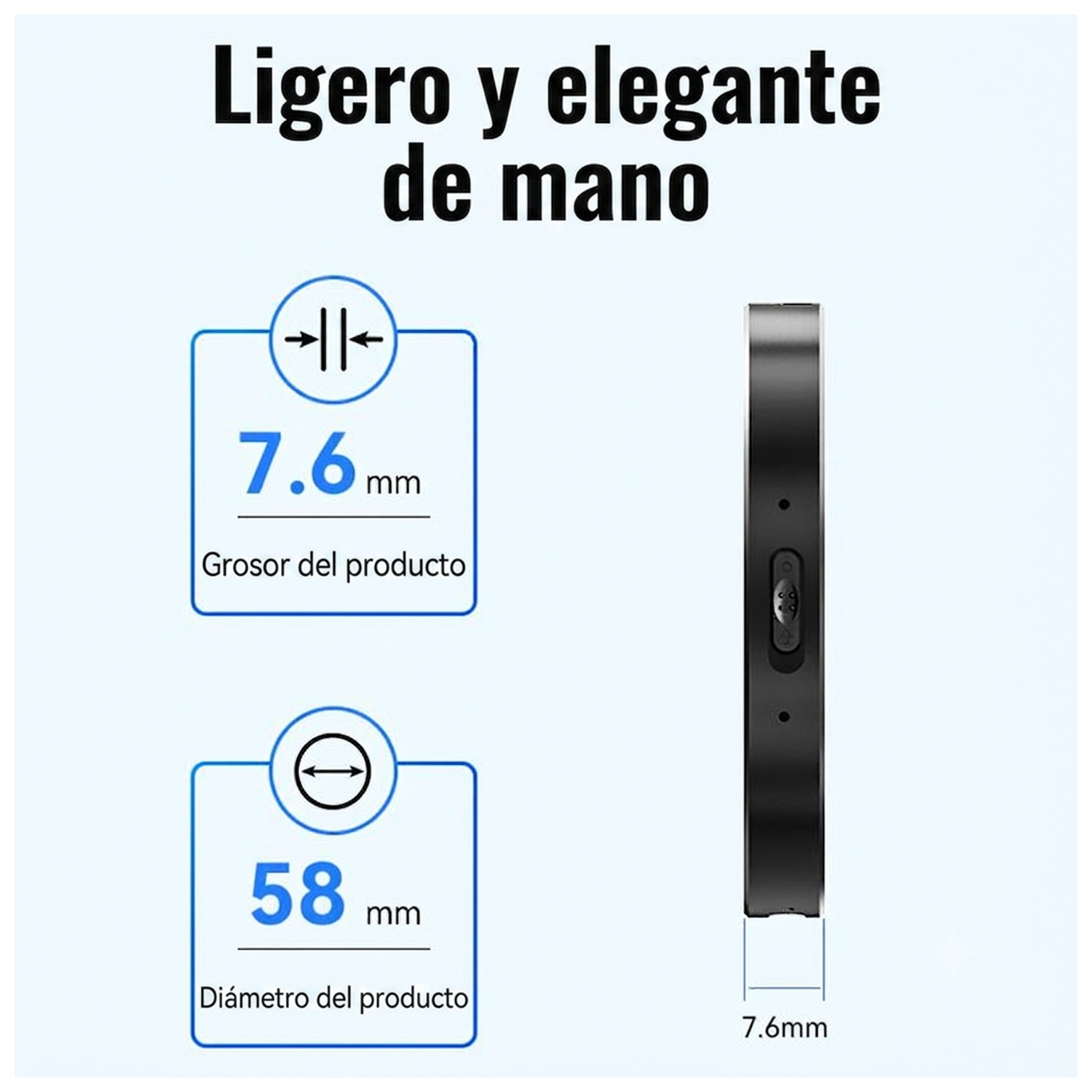 GRABADORA DE VOZ INTELIGENTE PORTÁTIL CON TRANSCRIPCIÓN POR IA Y BLUETOOTH A6 - 7