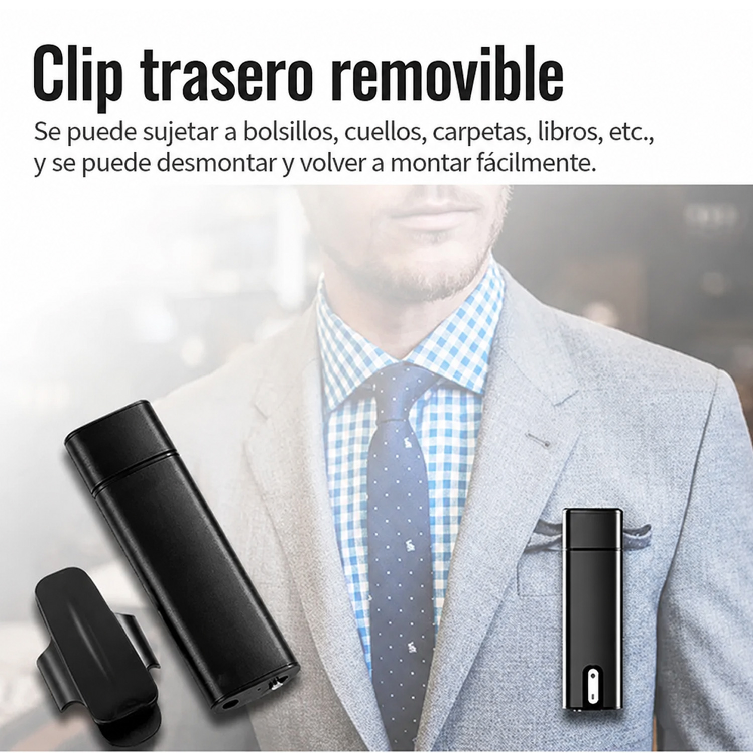 GRABADORA DE VOZ TIPO USB PORTÁTIL 16 GB Q16 - 3