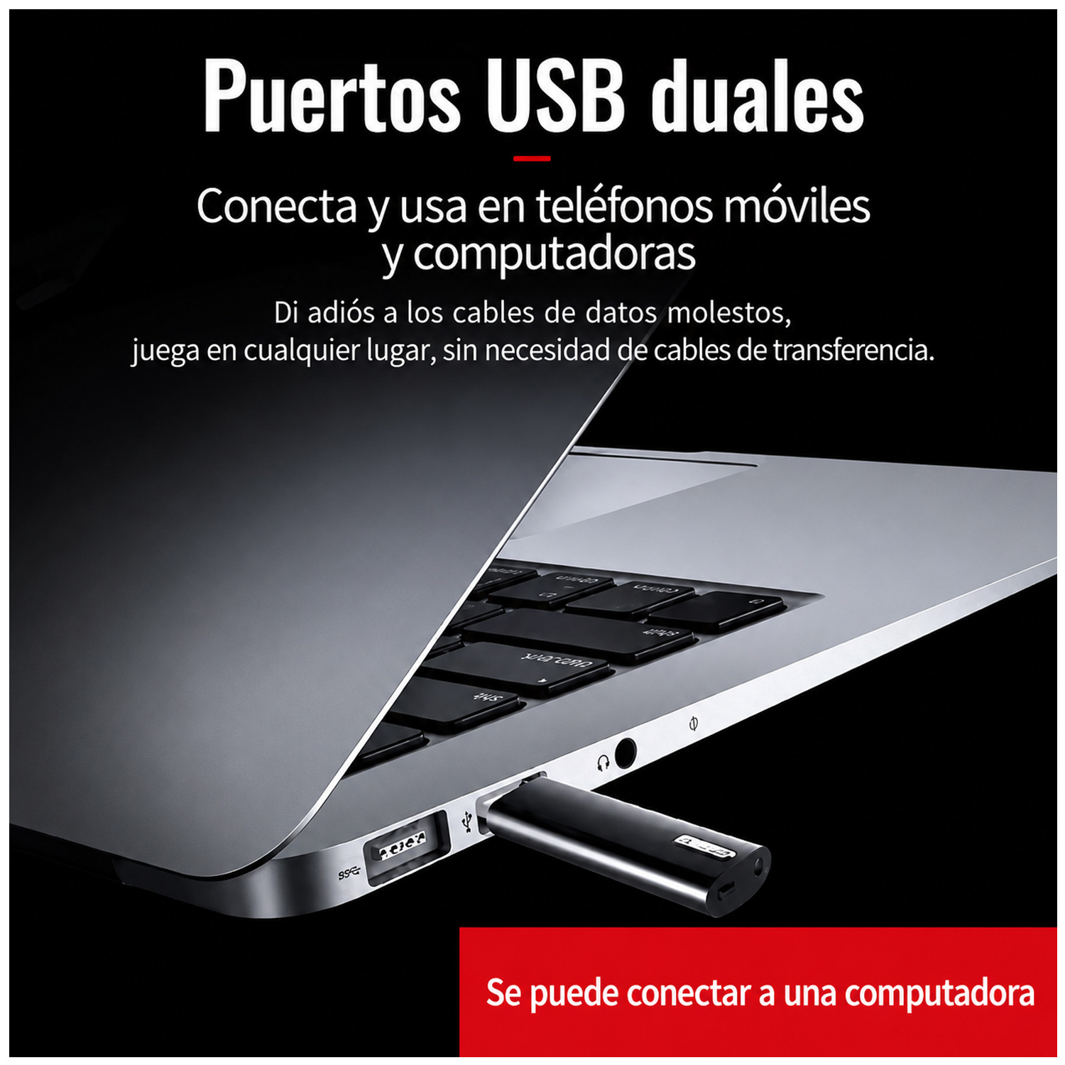 GRABADORA DE VOZ TIPO USB PORTÁTIL 16 GB Q16 - 6