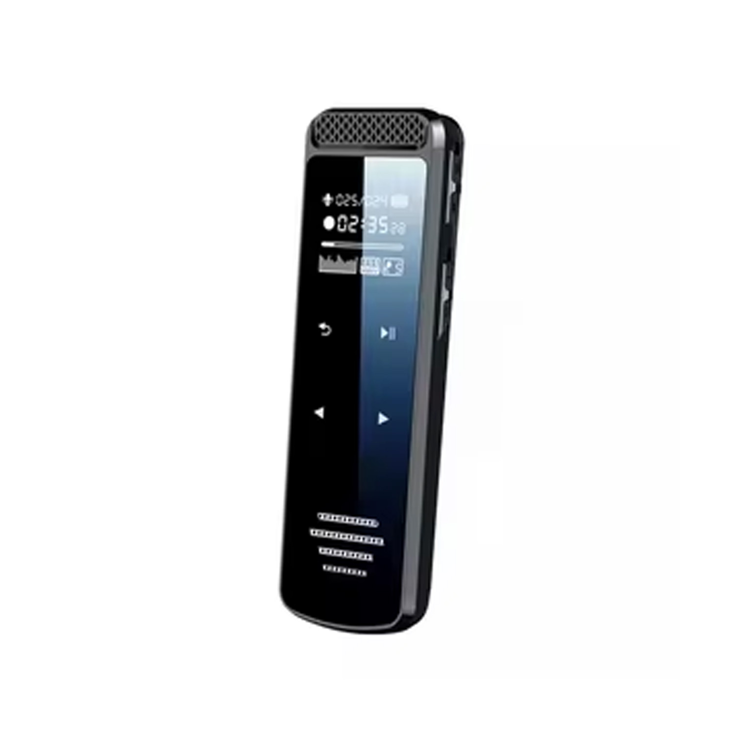 GRABADORA DE VOZ Q55 CON PANTALLA DIGITAL MP3 16GB - 1