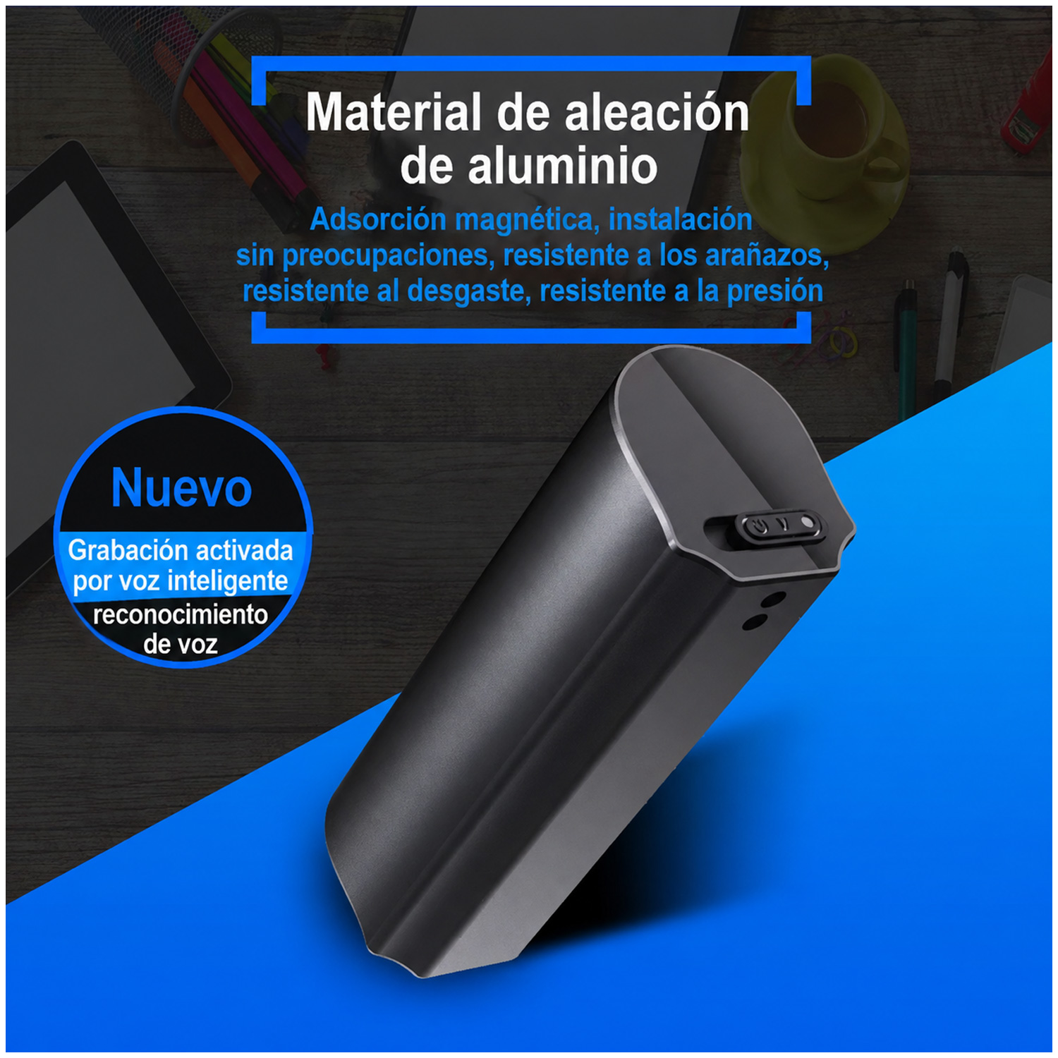 GRABADORA DE VOZ Q73 PORTÁTIL LARGA DURACIÓN 16 GB - 3