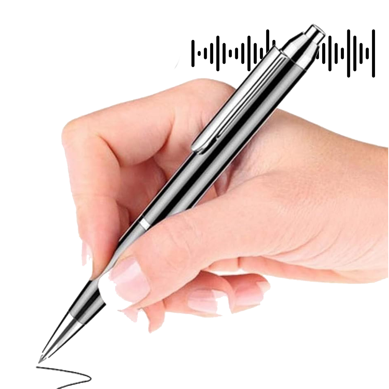GRABADORA DE VOZ Q90K ESPÍA TIPO LAPICERO 8G - 3