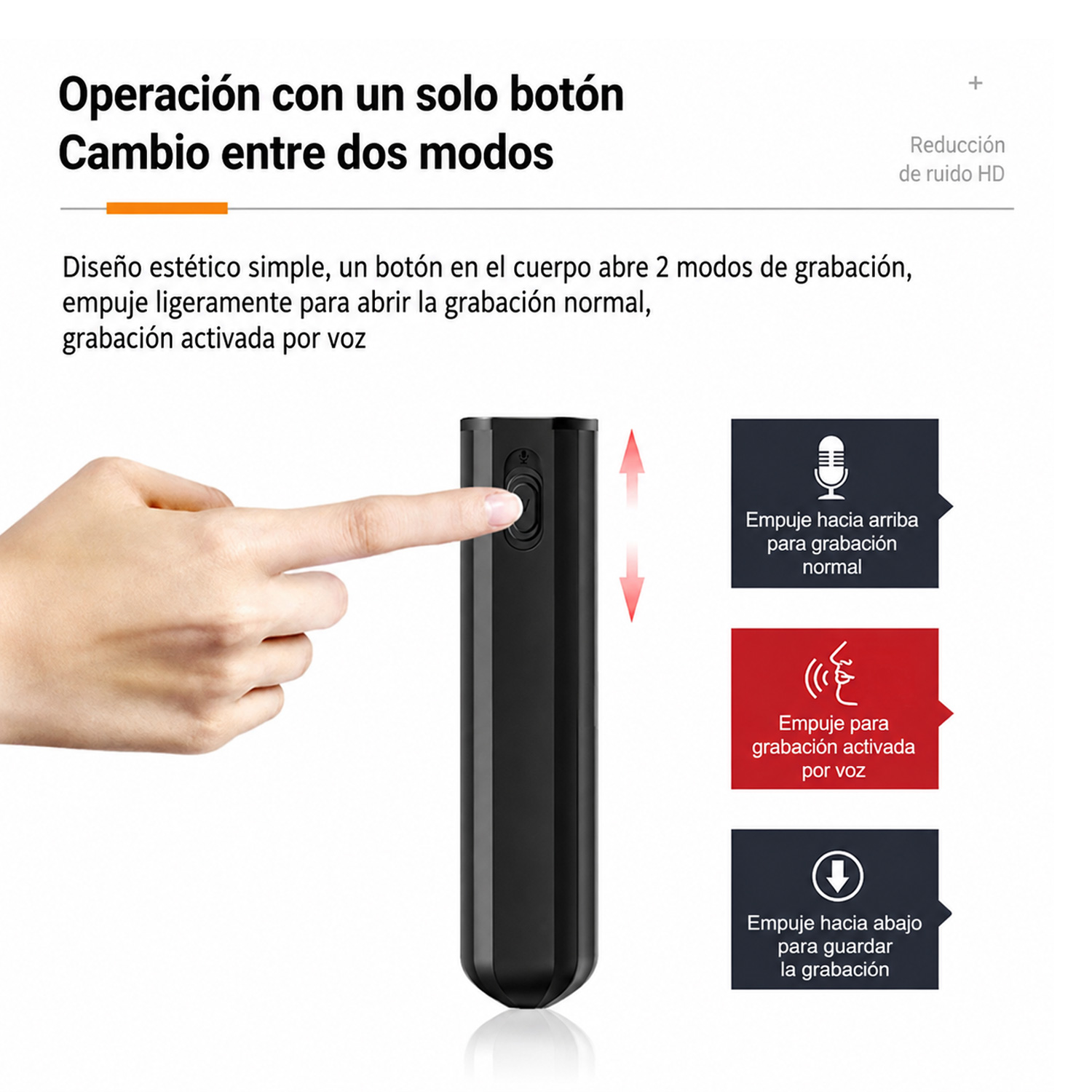 GRABADORA DE VOZ Q72 PORTÁTIL LARGA DURACIÓN 16GB - 3