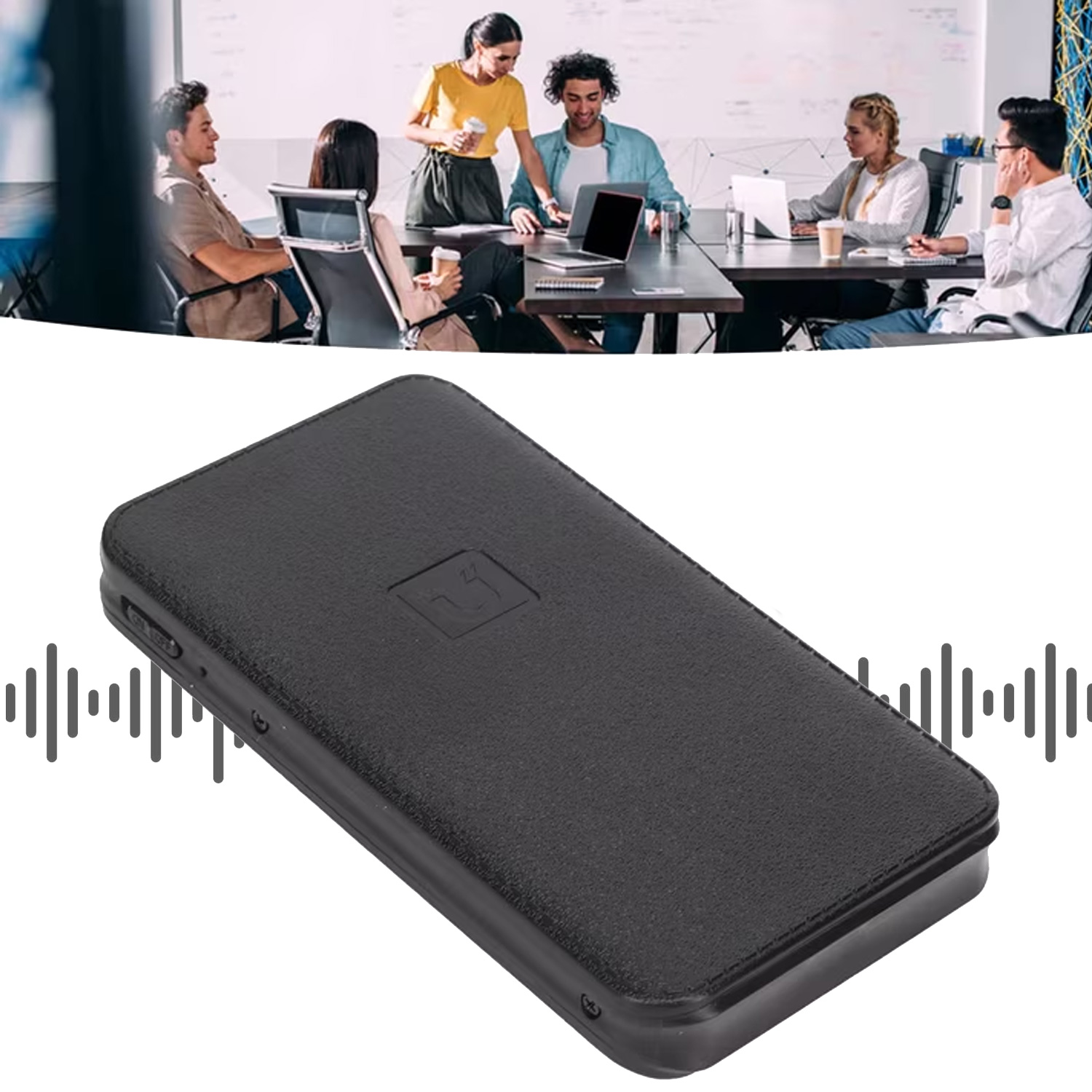 GRABADORA DE VOZ Q95 CARGADOR PORTÁTIL INALÁMBRICO RABADORA DE VOZ 16GB - 7