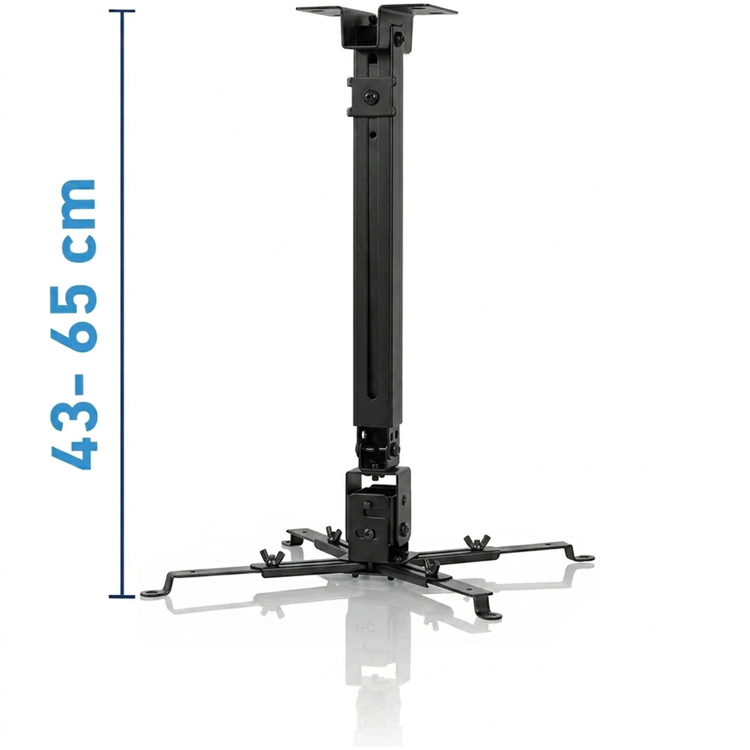RACK SOPORTE DE PROYECTOR 43-65CM REGULABLE PARA TECHO O PARED - 1