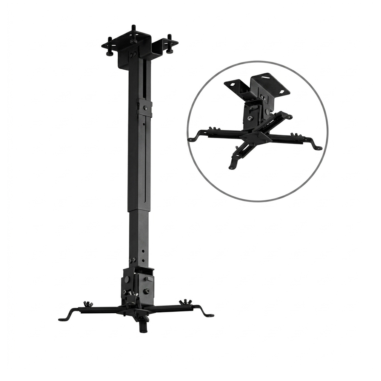 RACK SOPORTE DE PROYECTOR 43-65CM REGULABLE PARA TECHO O PARED - 2