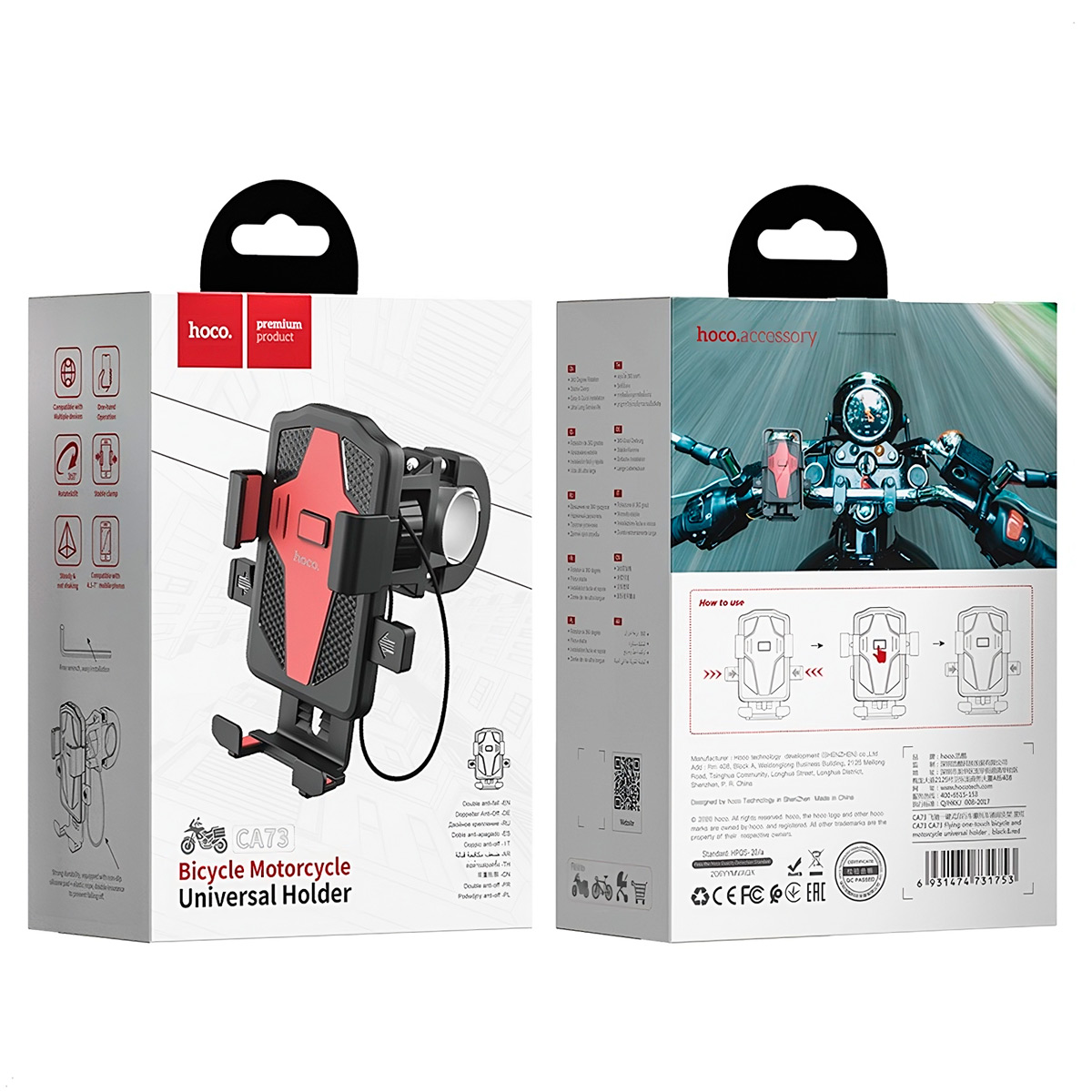 SOPORTE HOLDER CELULAR PARA BICICLETA MOTOCICLETA - 5