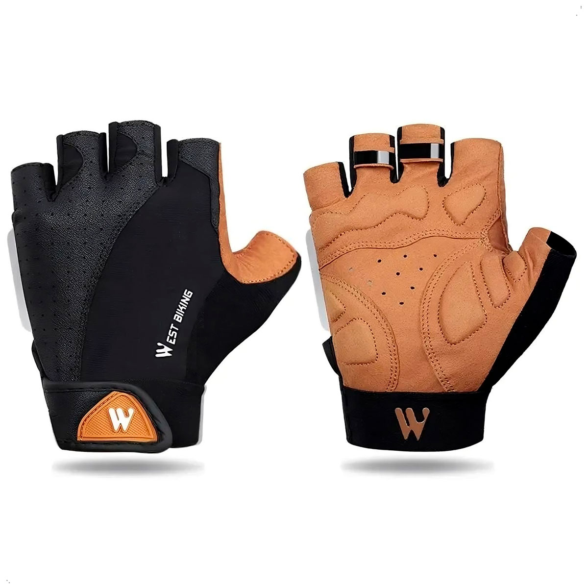 GUANTES WEST BIKING DE CICLISMO MOTOCICLETA GUANTE MEDIO DEDO - 1