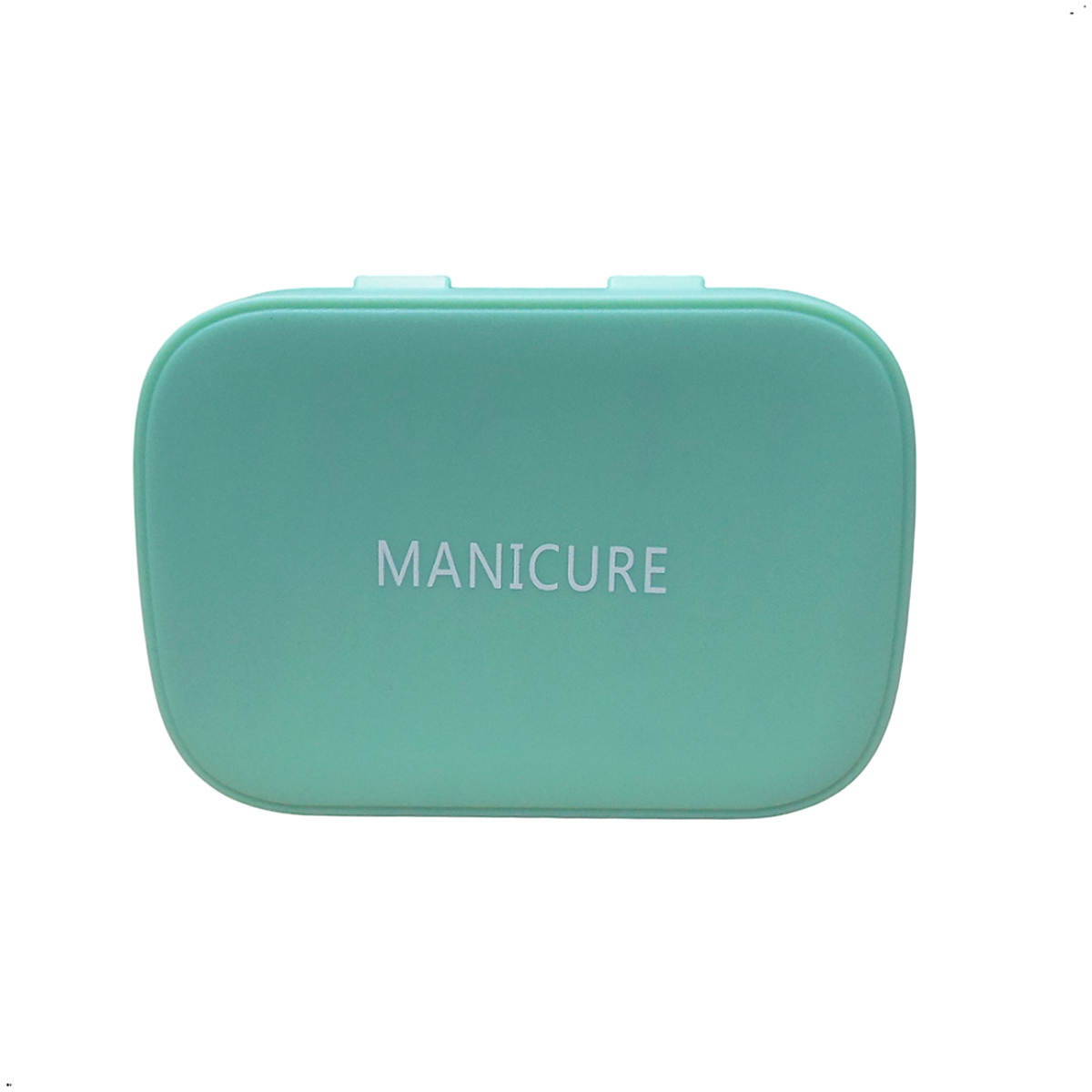 SET DE MANICURE PEDICURE 20 PIEZAS ACERO CORTAUÑAS - 4