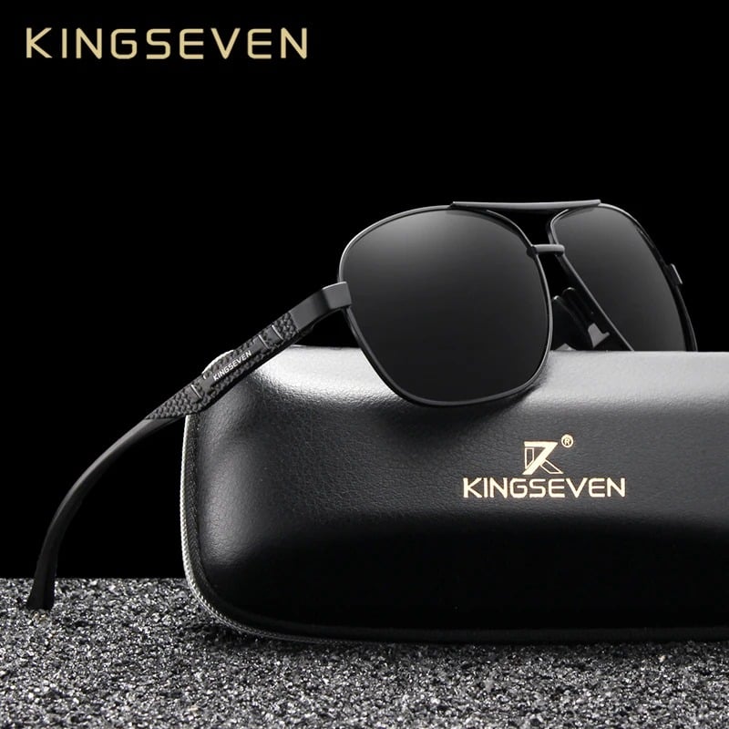 LENTES DE SOL GAFAS KINGSEVEN 7188 AVIADOR PROTECCION UV400 UNISEX - 4