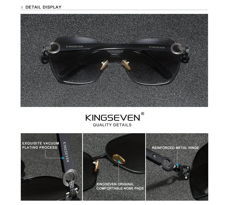 LENTES DE SOL KINGSEVEN 7898 GAFAS POLARIZADAS PROTECCION UV400 - 3