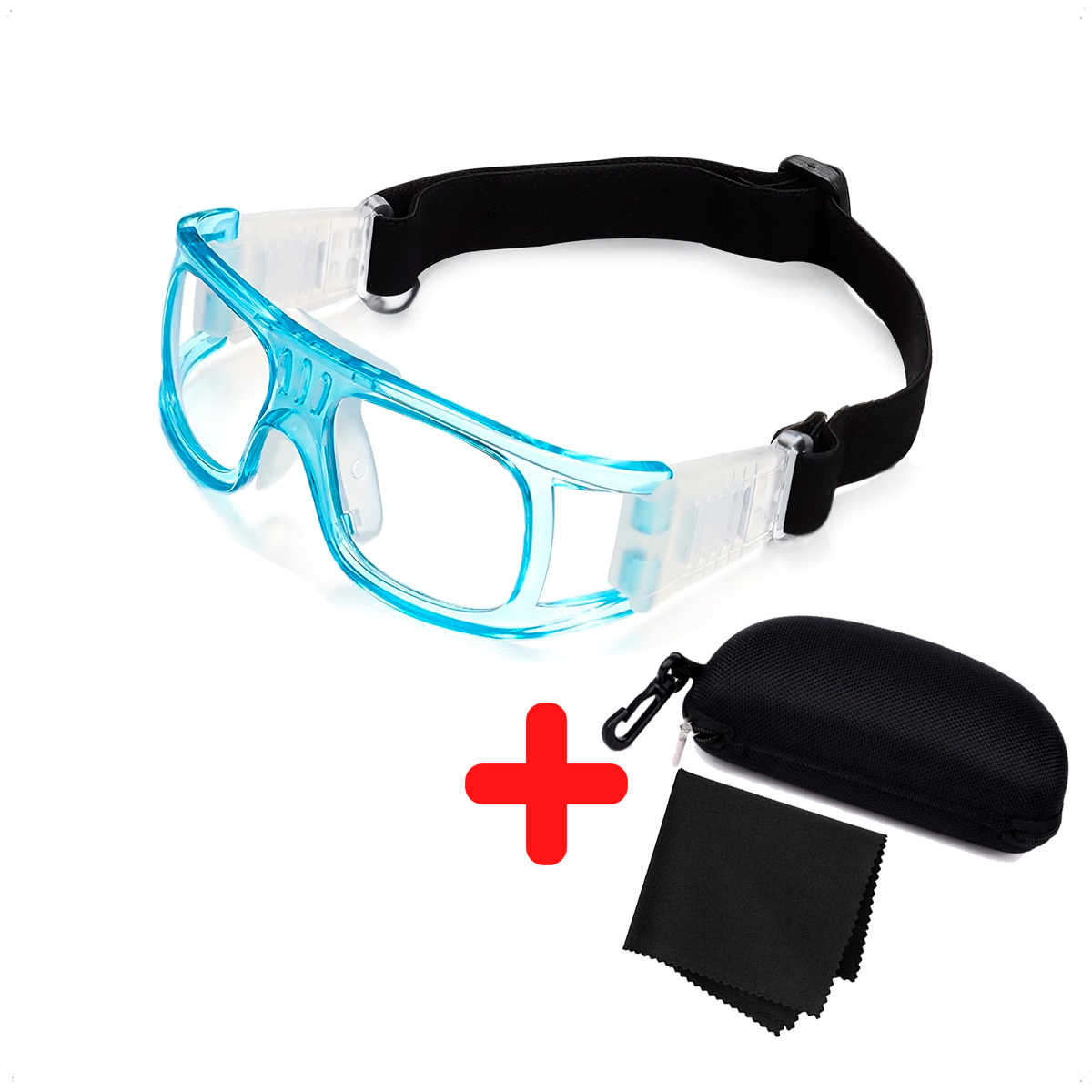 LENTES MONTURA DEPORTIVA PROTECION DEPORTE FUTBOL BALONCESTO - 1