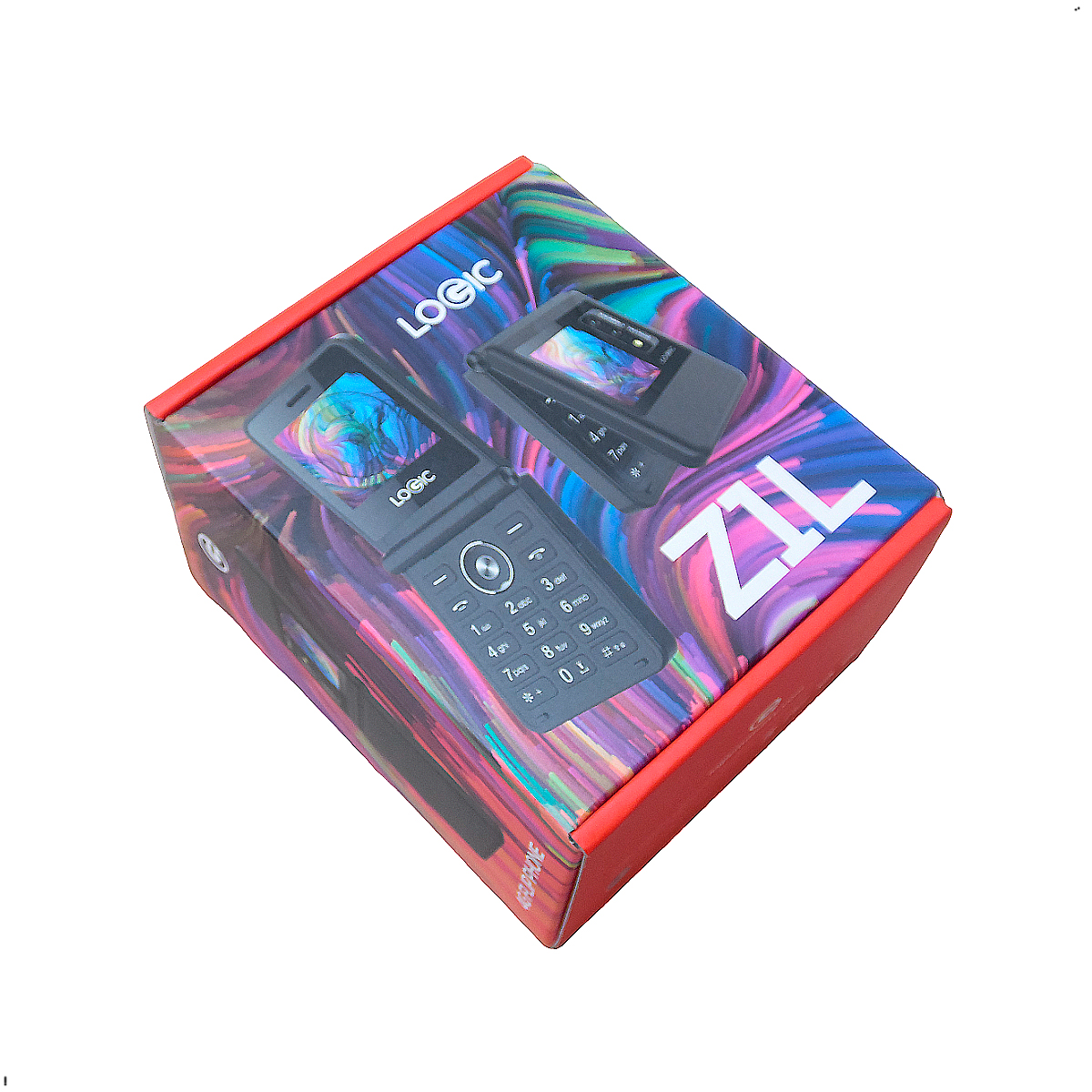 CELULAR BASICO PLEGABLE LOGIC Z1L 4G DUAL SIM COLOR GRIS - 6