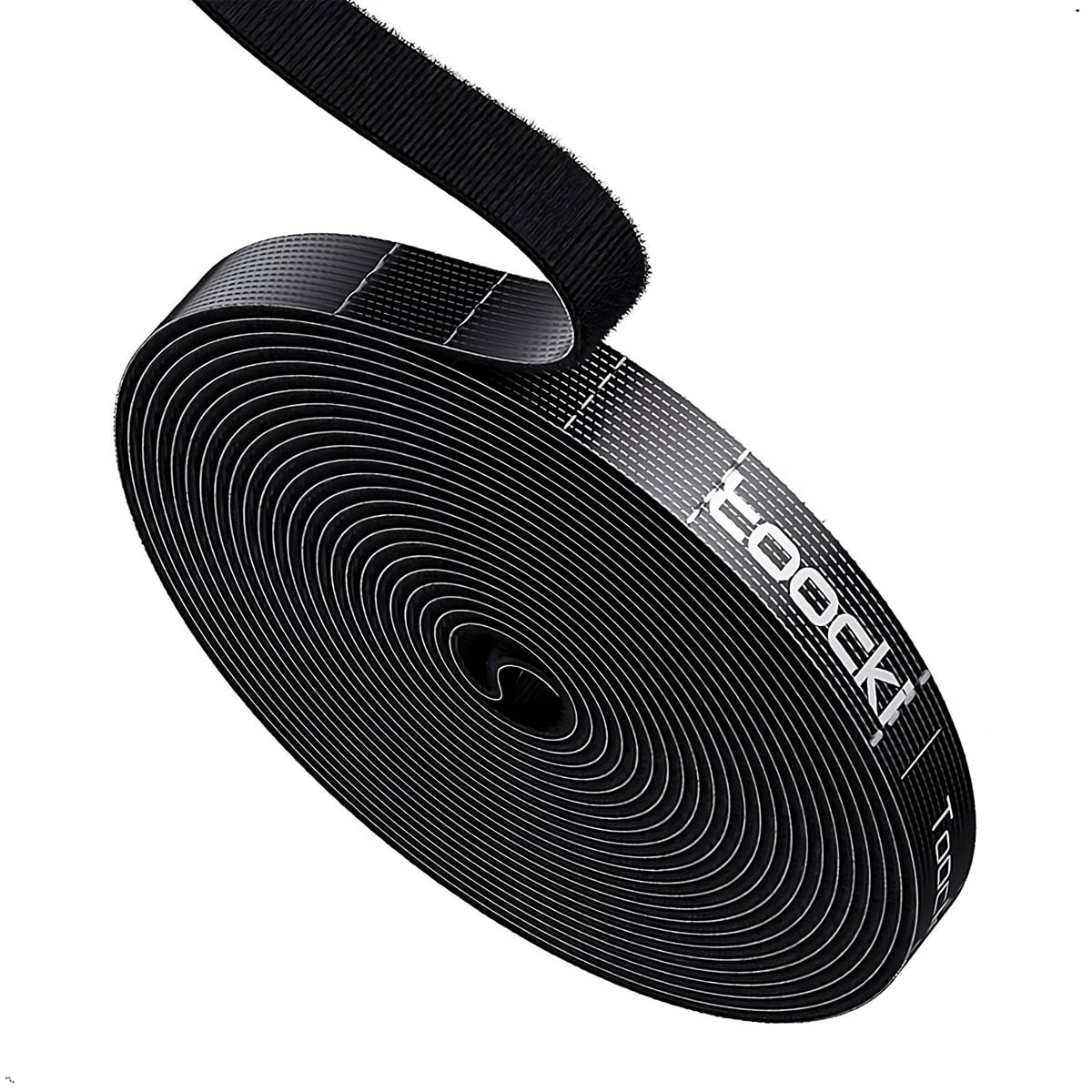 CINTA VELCRO ORGANIZADOR TOOCKI CABLE AUTOADHESIVA 10 METROS - 1