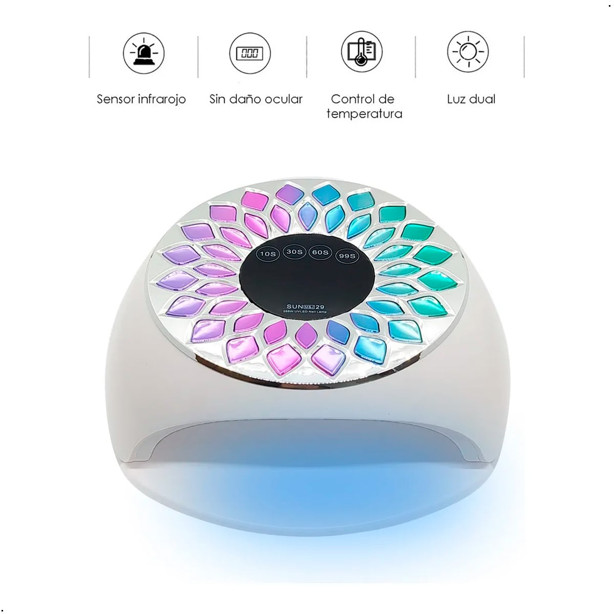 LAMPARA SECADORA UÑAS SUN MJ29 288W - 1