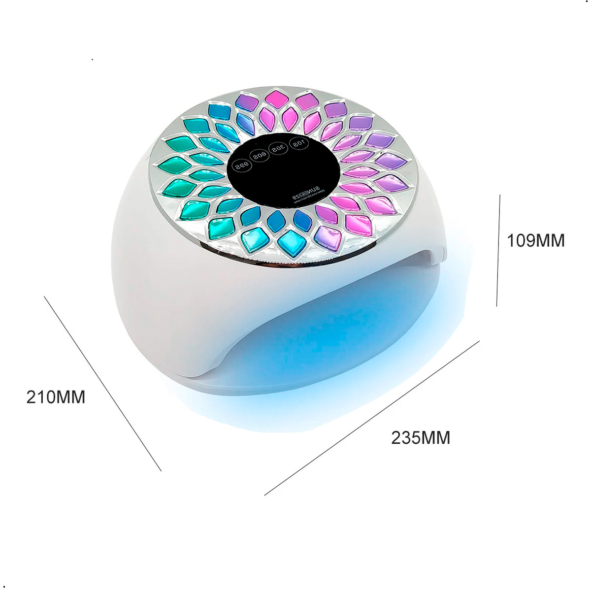 LAMPARA SECADORA UÑAS SUN MJ29 288W - 4