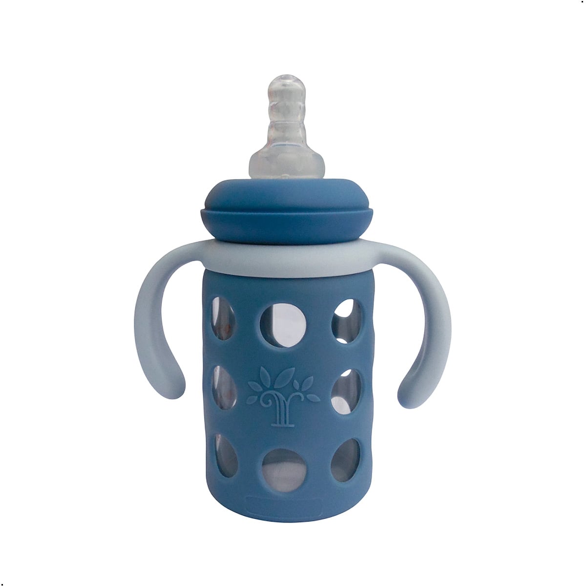 BIBERON VIDRIO 120ML CON PROTECTOR SILICONA BABYGUU LIBRE BISFENOL A - 3