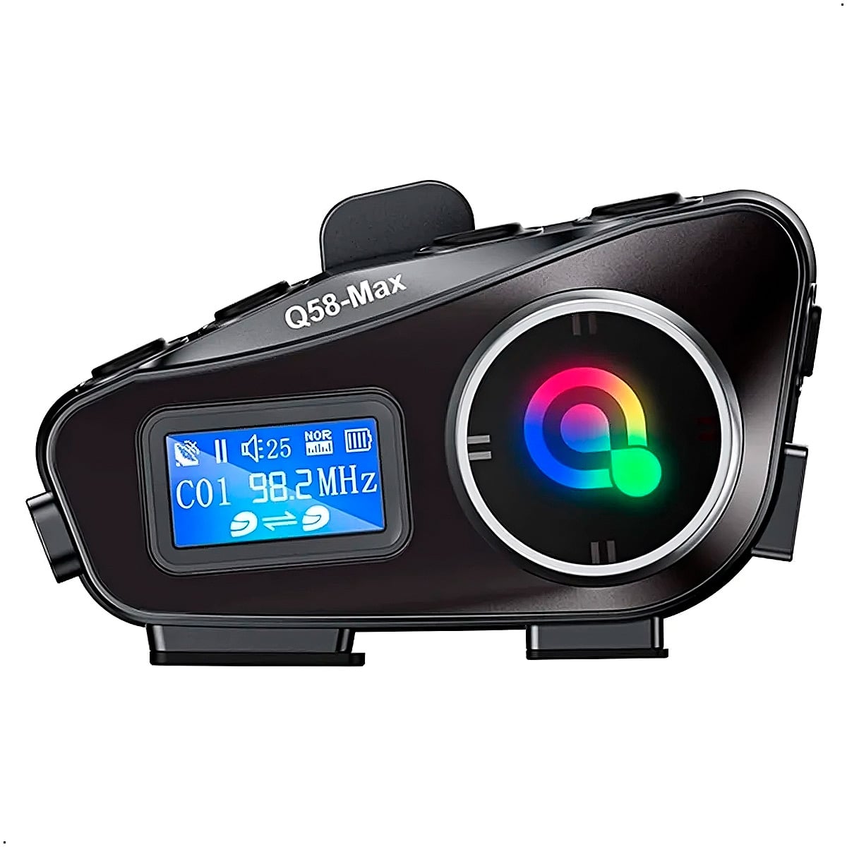 NTERCOMUNICADOR LANTUN Q58 MAX BLUETOOTH CASCO DE MOTO - 3