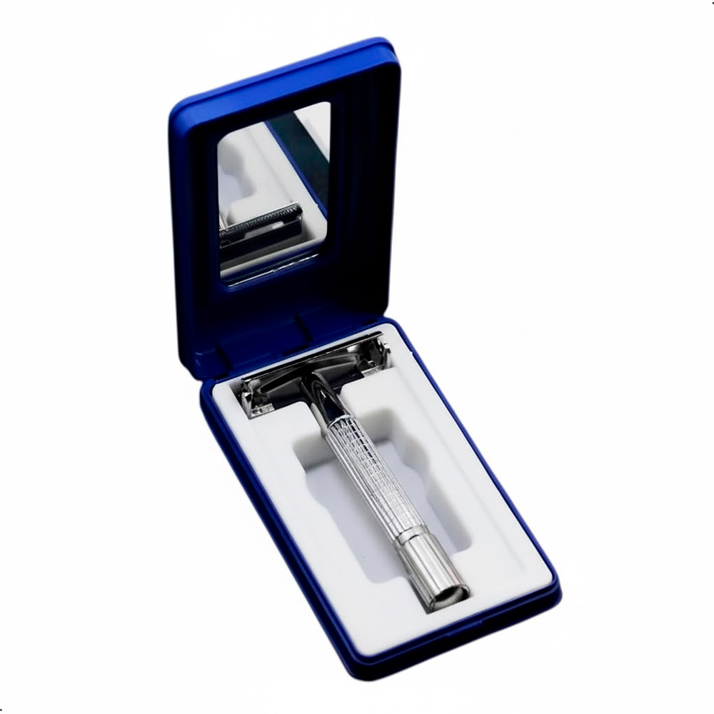 MAQUINA DE AFEITAR PARA HOMBRE CLÁSICO DE ACERO INOXIDABLE - 3