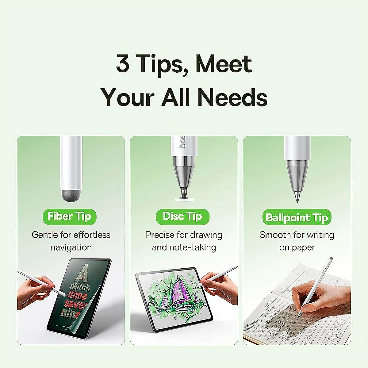 LÁPIZ TÁCTIL BASEUS SMOOTH WRITING III IOS, ANDROID, WINDOWS - 5