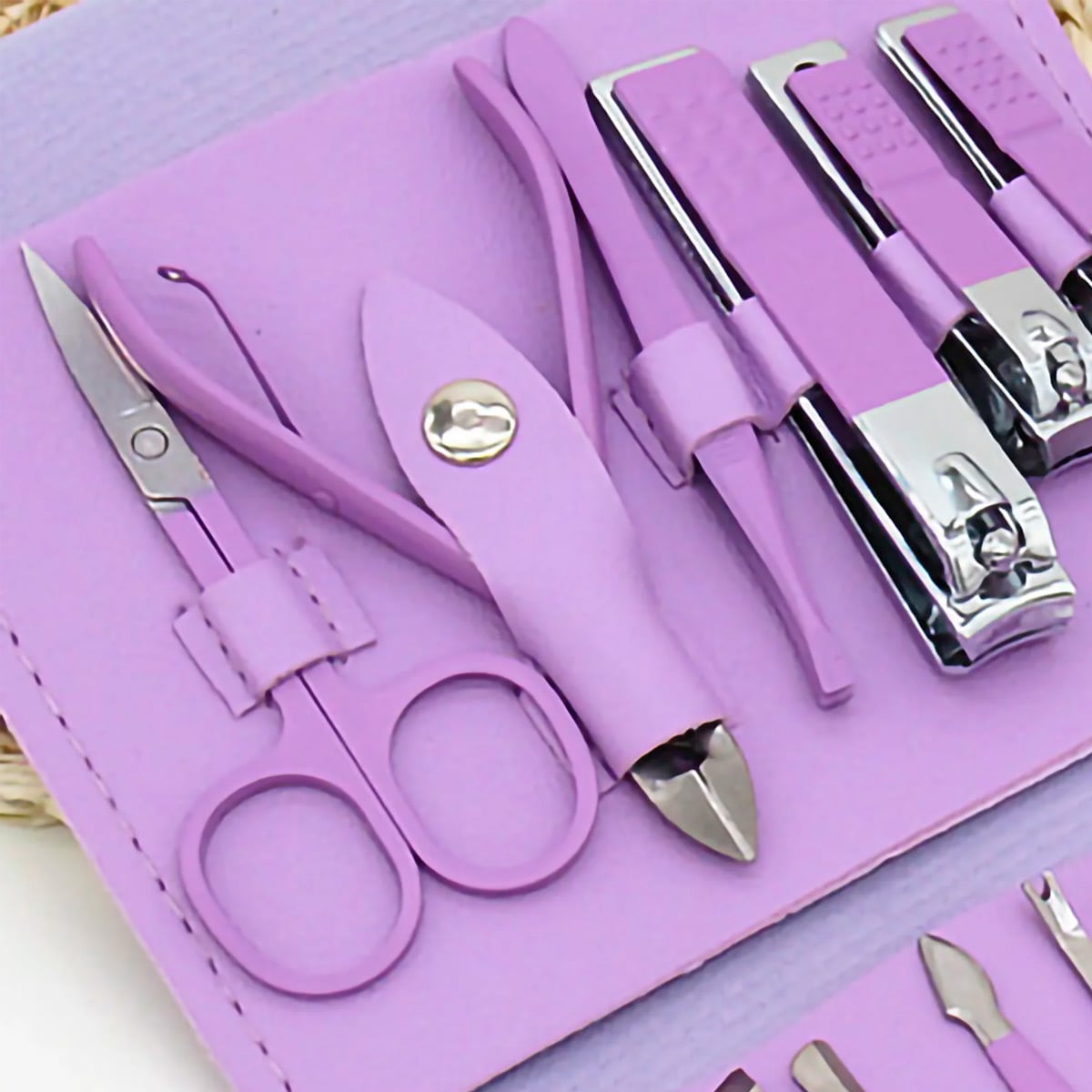 SET MANICURA PEDICURA EN ACERO INOXIDABLE 16 PIEZAS - 3