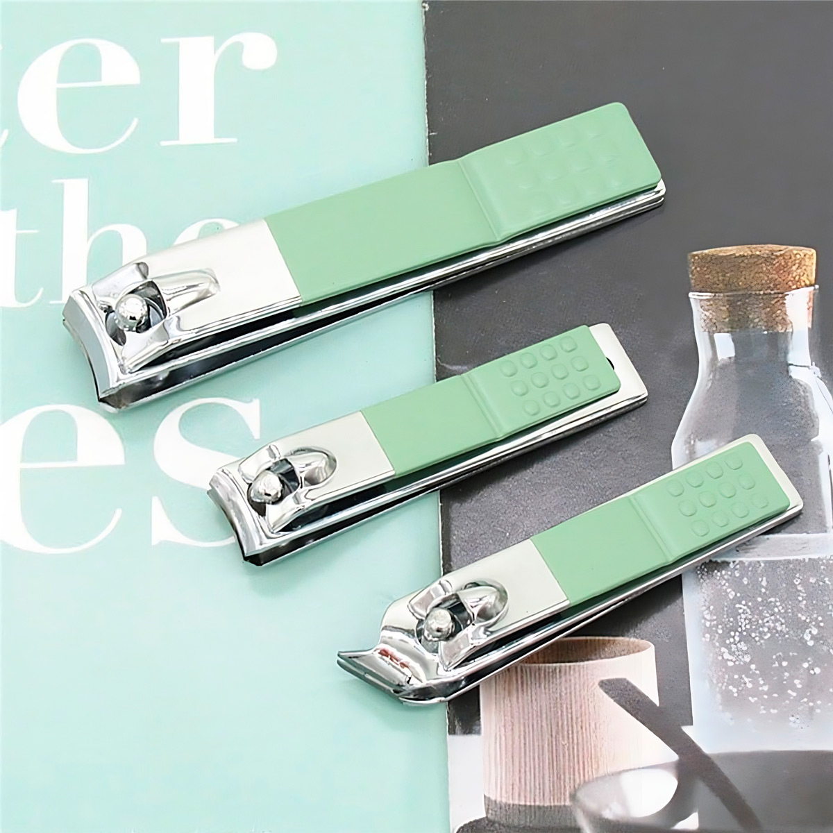 SET MANICURA PEDICURA EN ACERO INOXIDABLE 16 PIEZAS - 7