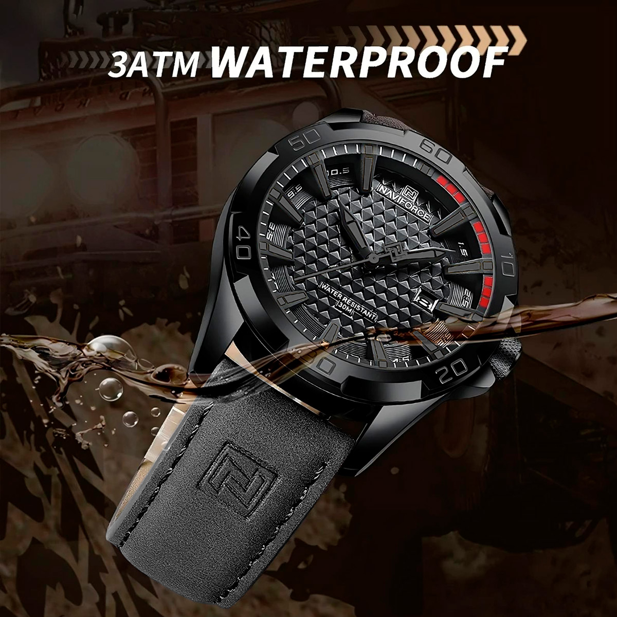 RELOJ NAVIFORCE 8023 CUARZO PARA HOMBRES RESISTENTE AL AGUA - 5