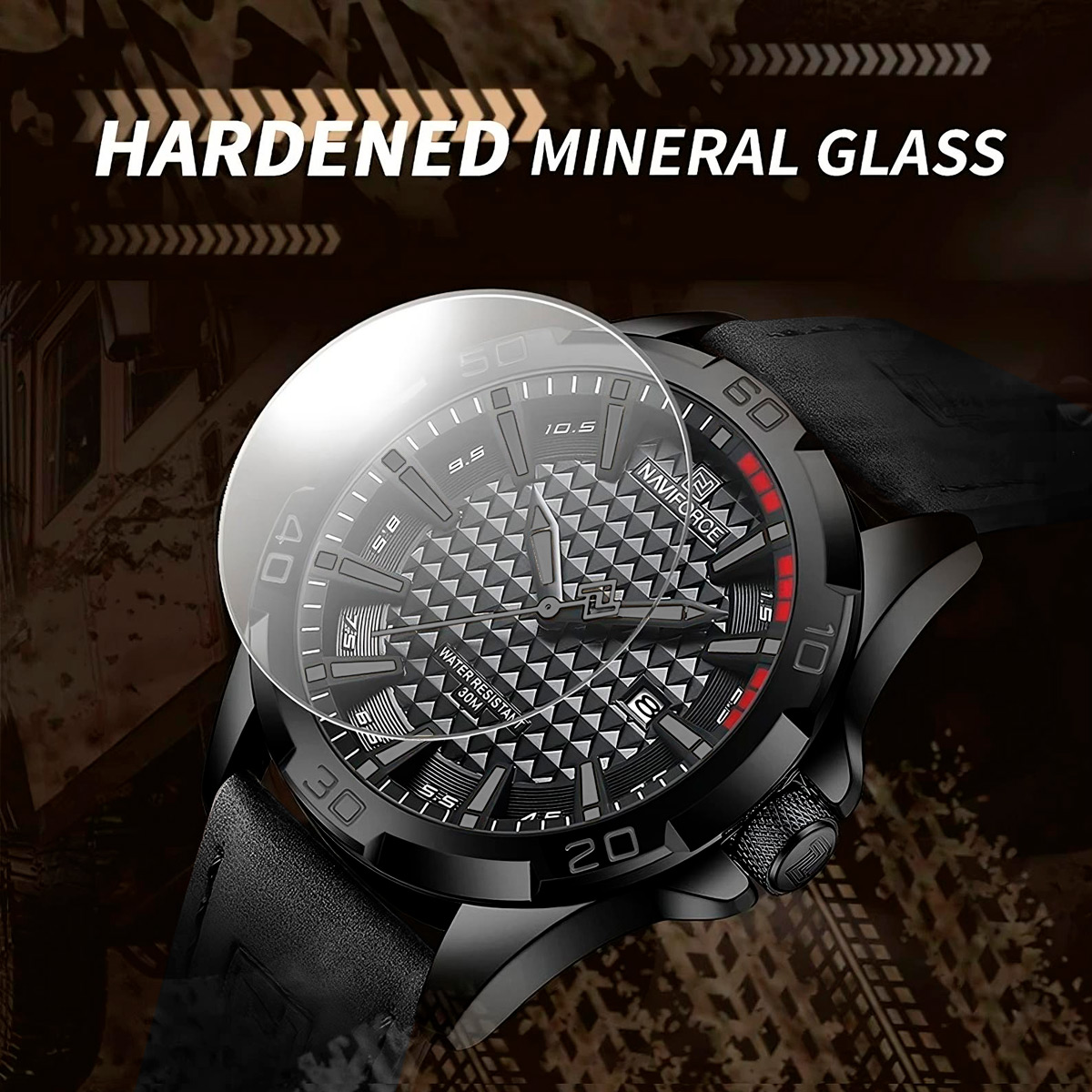 RELOJ NAVIFORCE 8023 CUARZO PARA HOMBRES RESISTENTE AL AGUA - 6