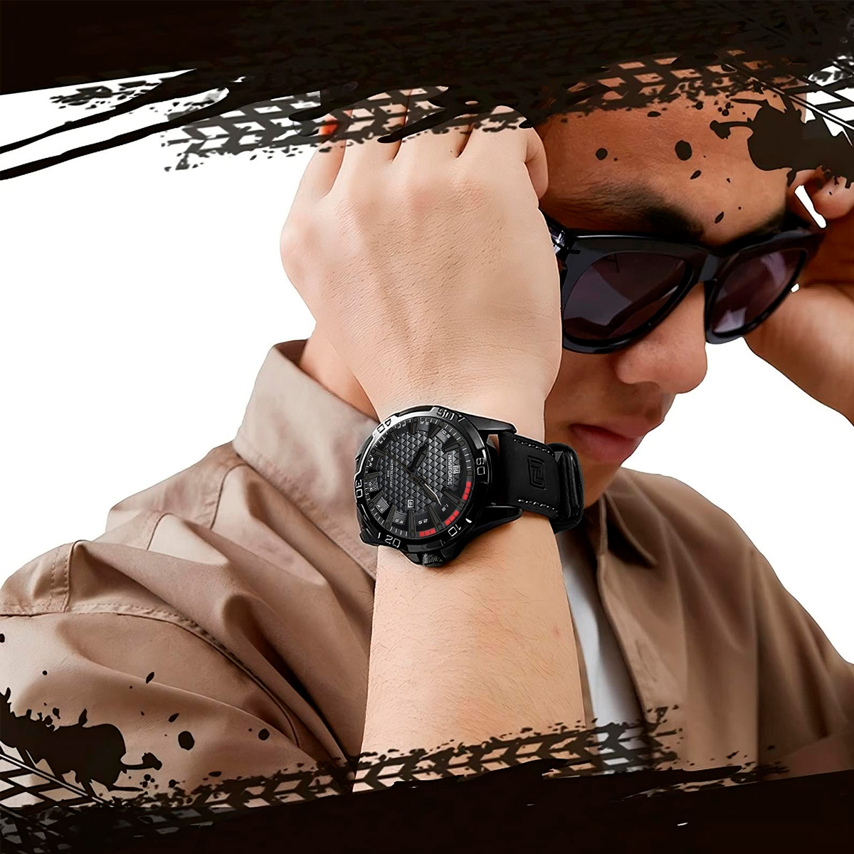 RELOJ NAVIFORCE 8023 CUARZO PARA HOMBRES RESISTENTE AL AGUA - 8