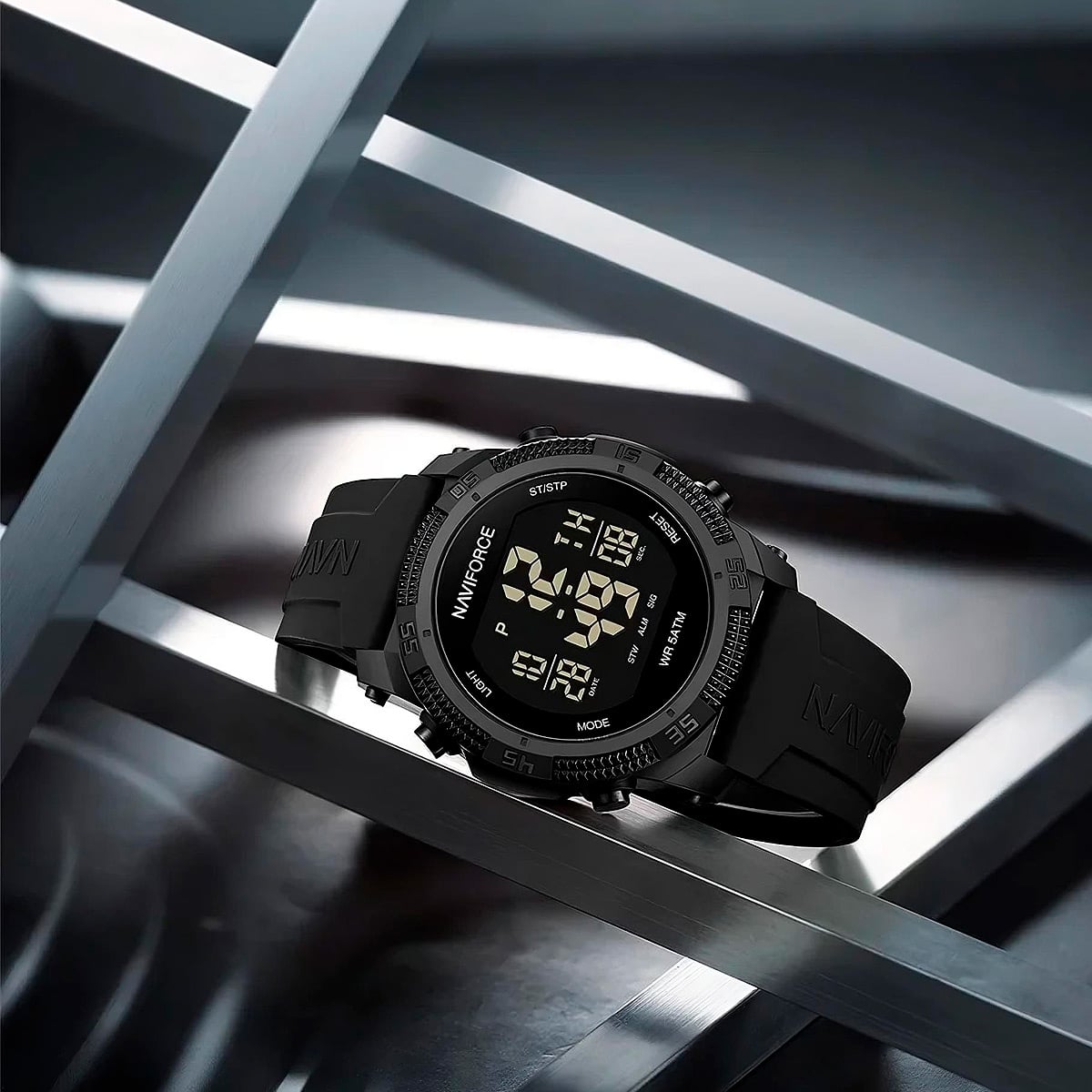 RELOJ PULSERA NAVIFORCE 7104 PANTALLA DIGITAL LCD DEPORTIVO - 5