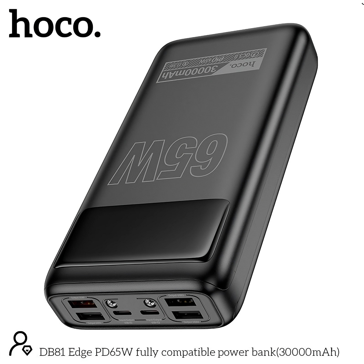 POWERBANK HOCO DB81 30000MAH FAST CHARGE 65W CARGA LAPTOP - 2
