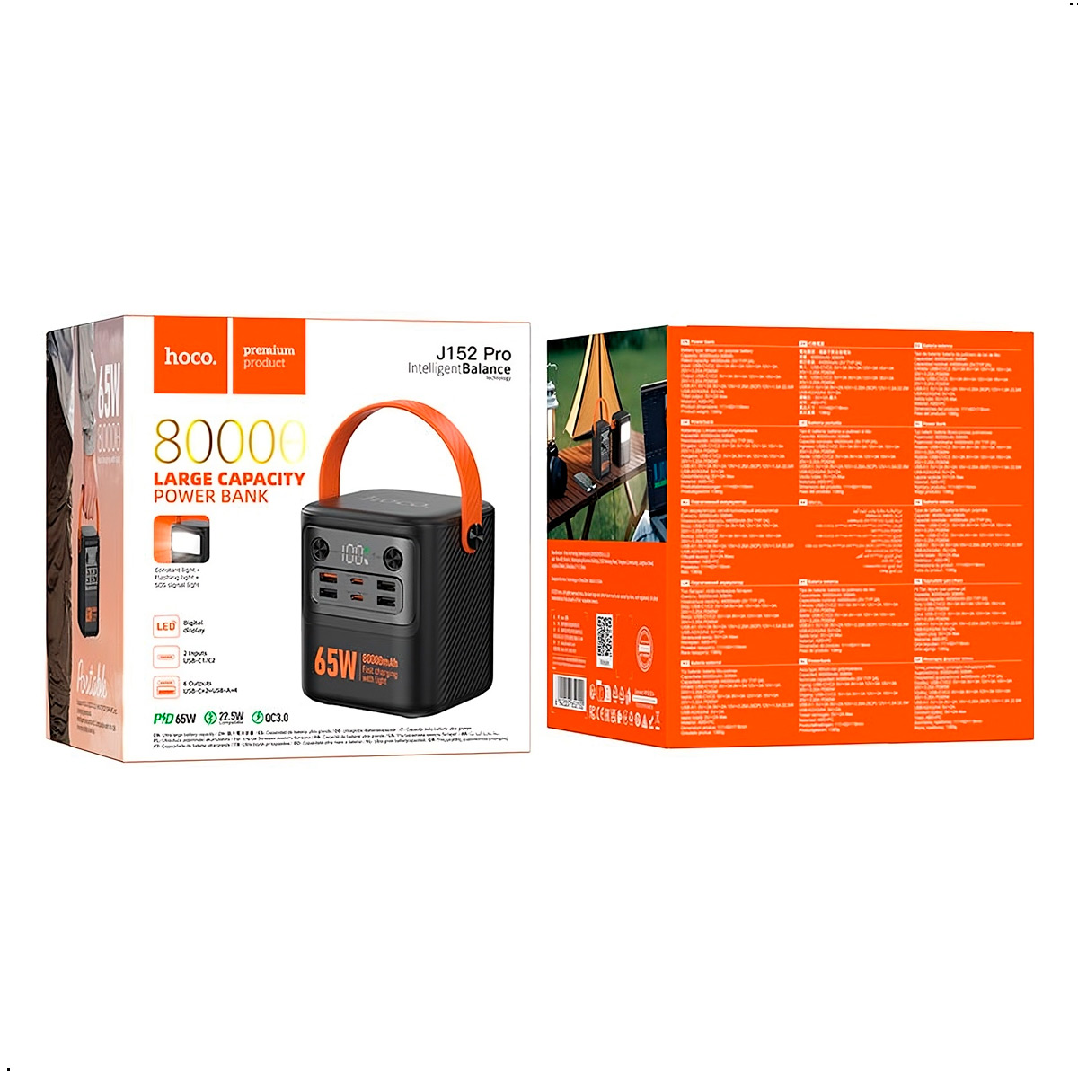 BANCO DE ENERGÍA J152 PRO TOUGH PD65W 80000 MAH CARGA LAPTOP - 5