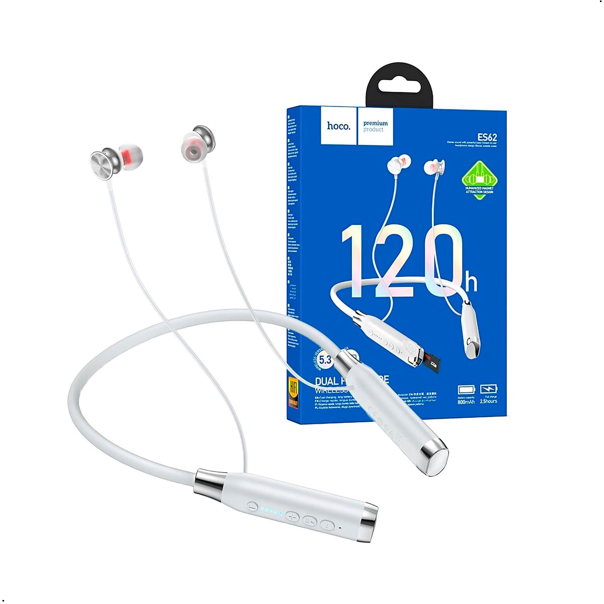 AUDÍFONO DEPORTIVOS INALÁMBRICOS BLUETOOTH 120HRS HOCO ES62 - 1