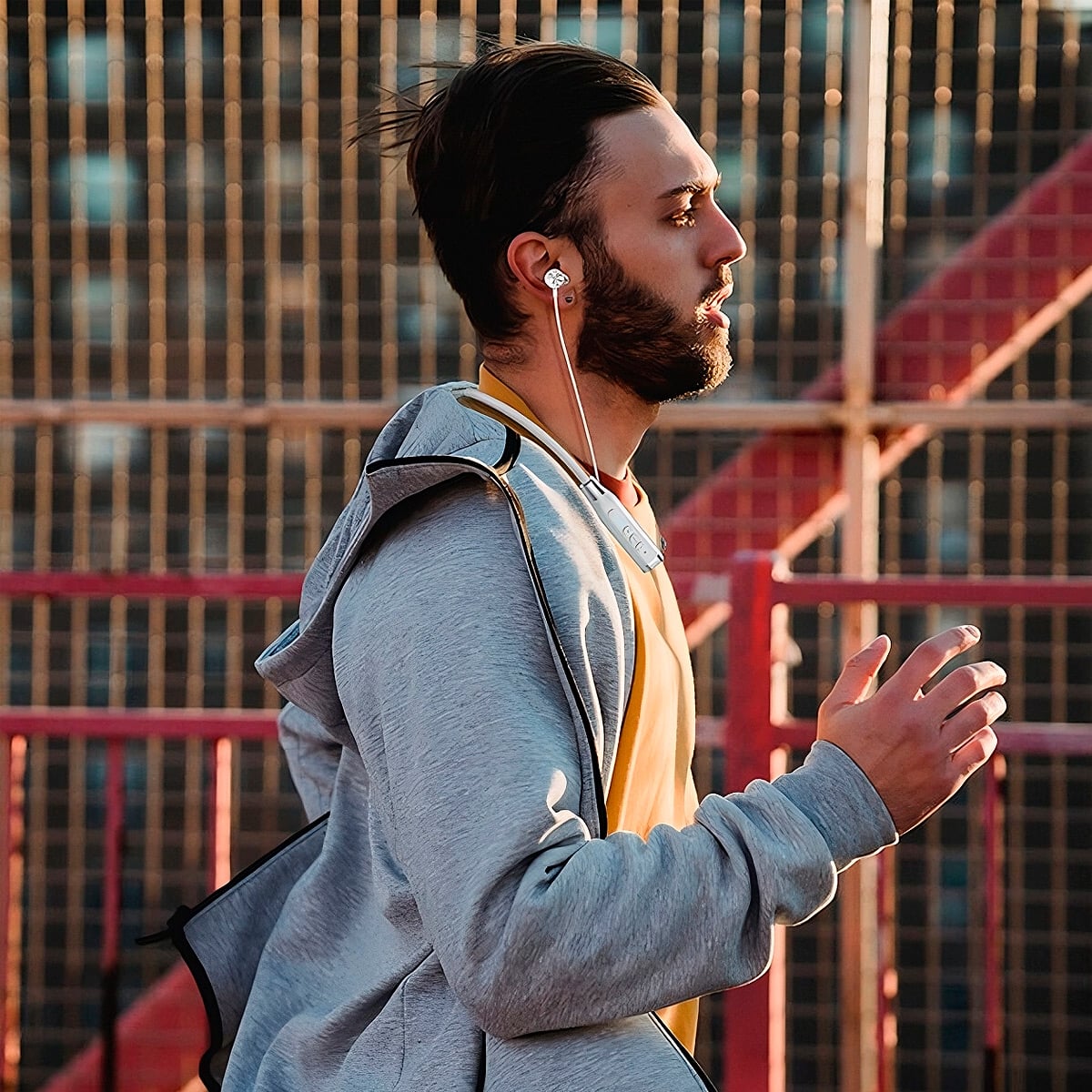 AUDÍFONO DEPORTIVOS INALÁMBRICOS BLUETOOTH 120HRS HOCO ES62 - 3